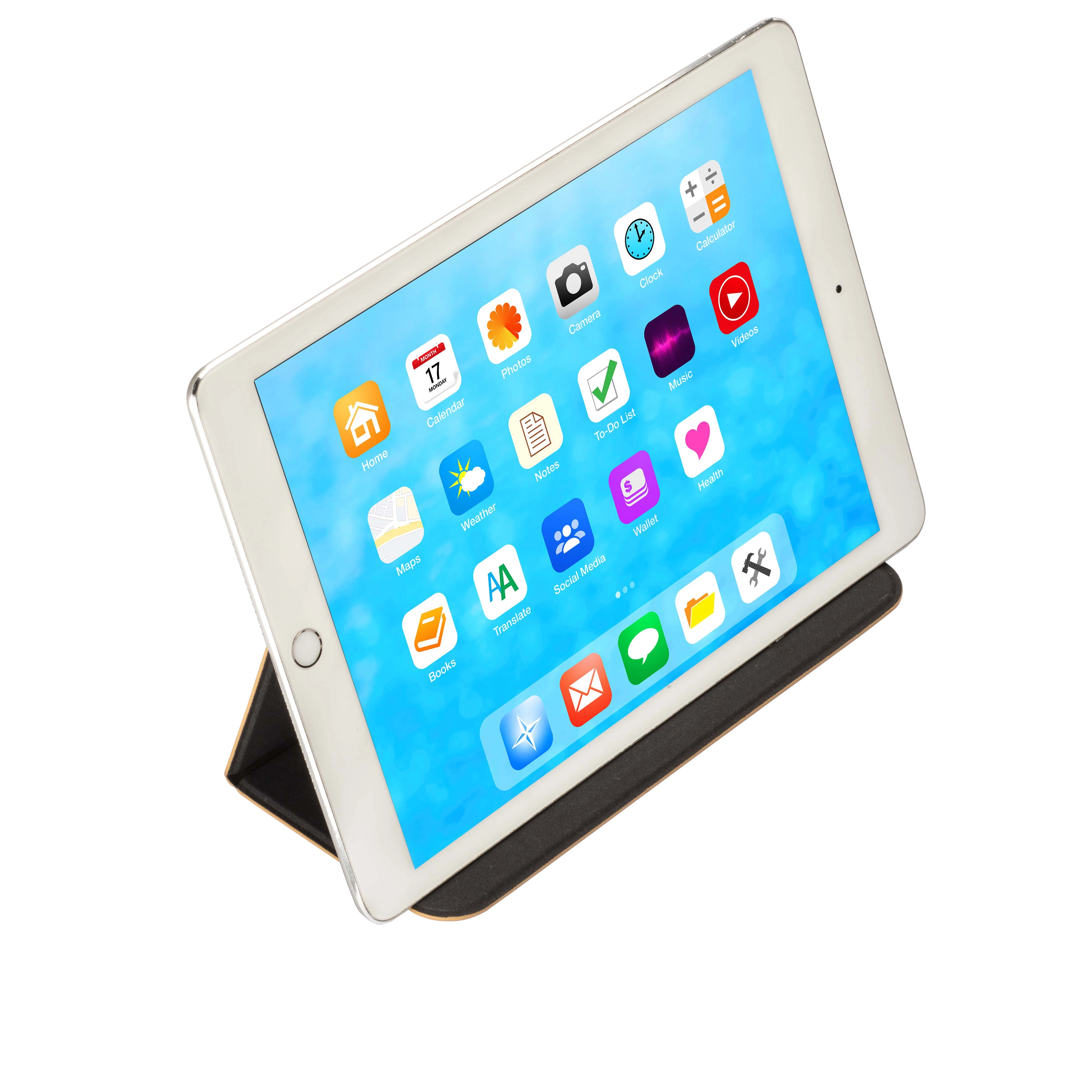 Immagine Mousepad e supporto per cellulare in sughero, con caricabatterie wireless