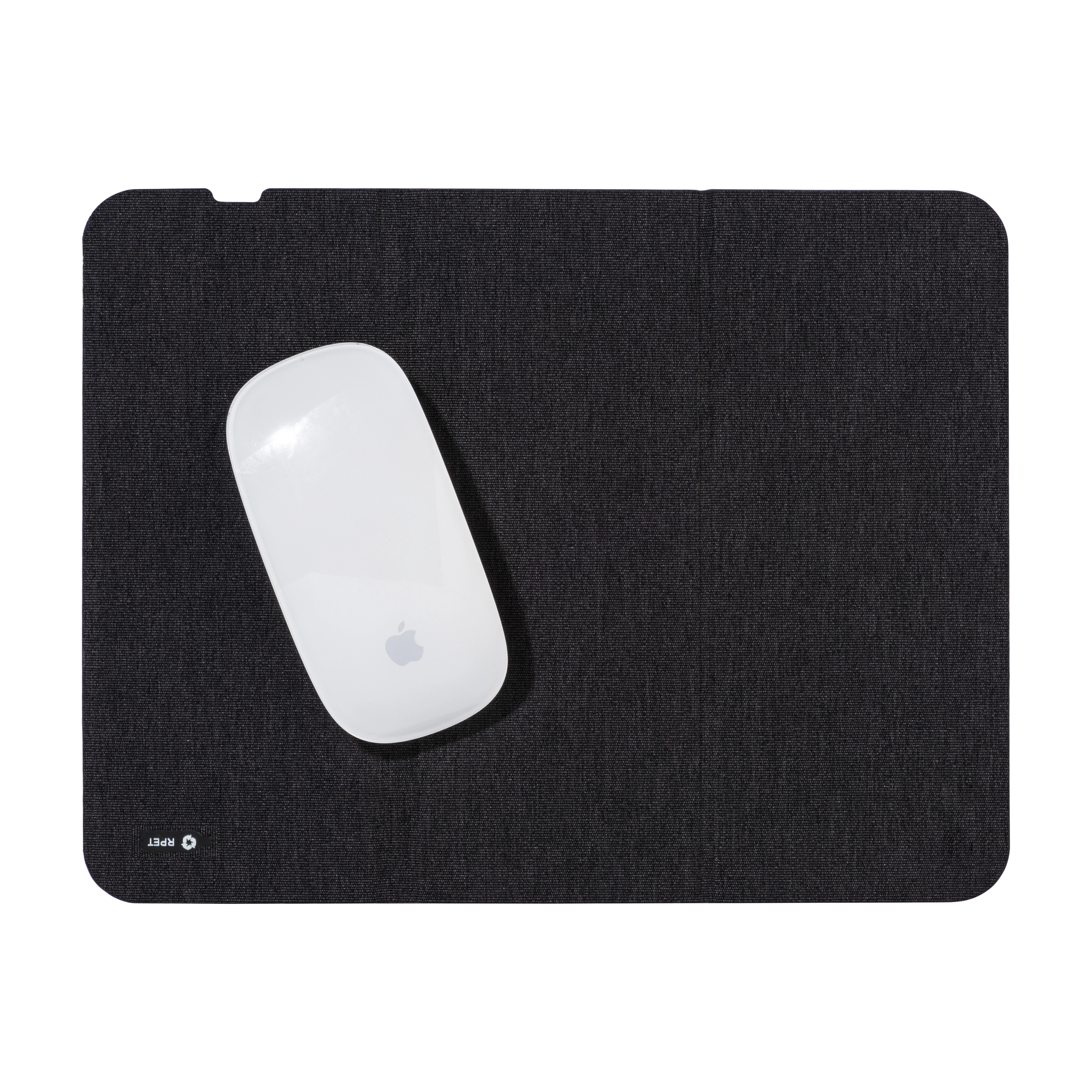 Immagine Mousepad e supporto per cellulare in R-PET, con caricabatterie wireless
