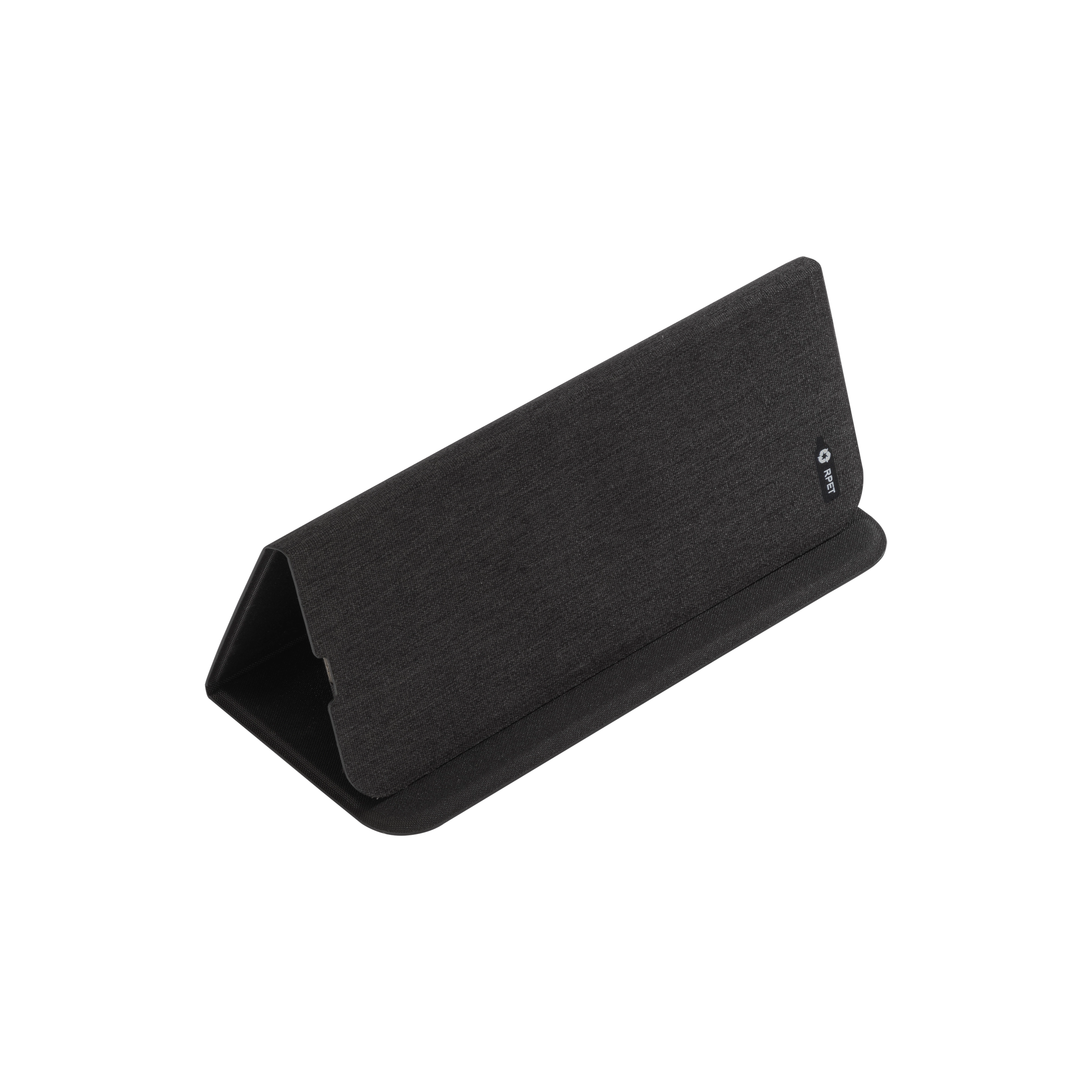 Immagine Mousepad e supporto per cellulare in R-PET, con caricabatterie wireless