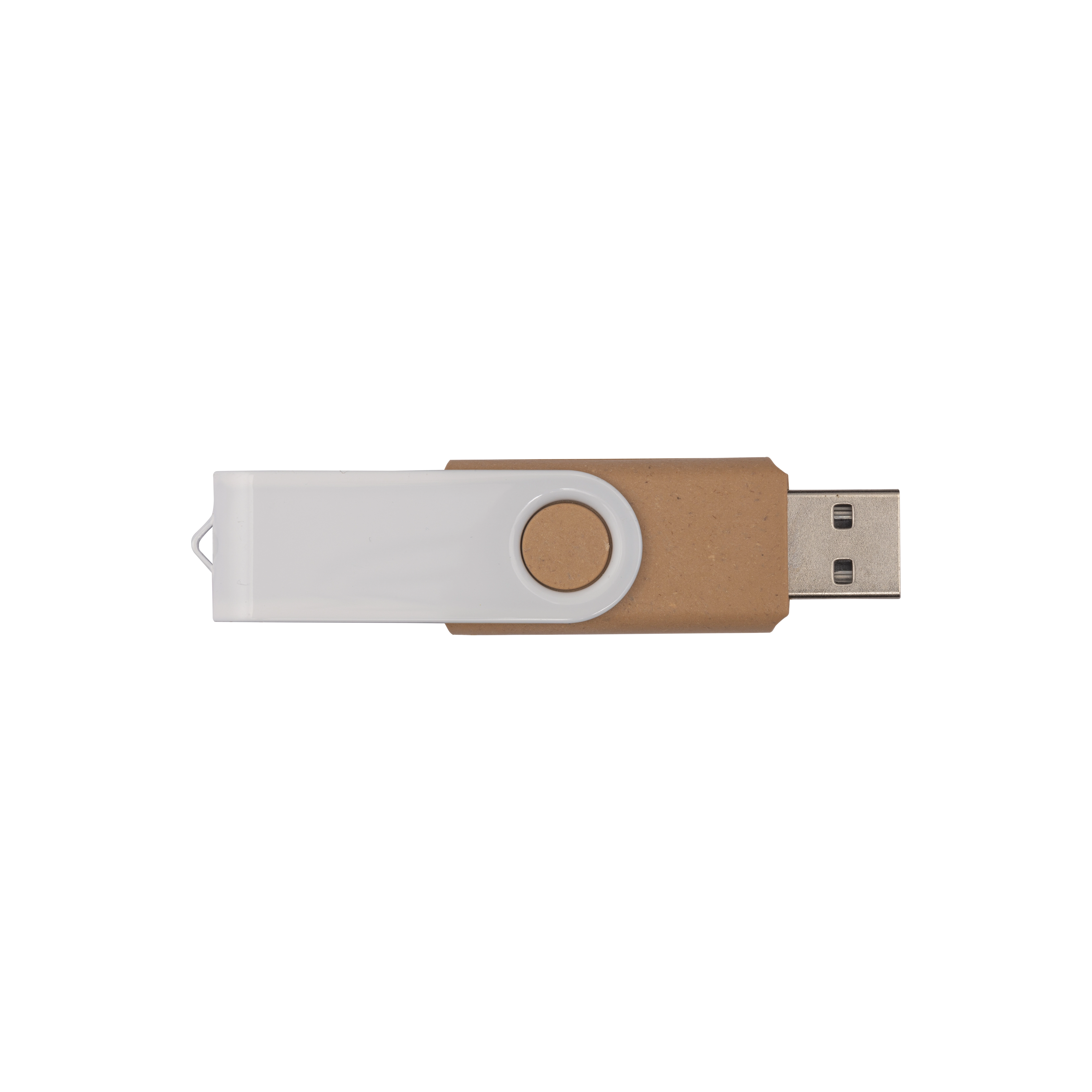 Immagine Chiavetta USB 4 Gb girevole in paglia di grano