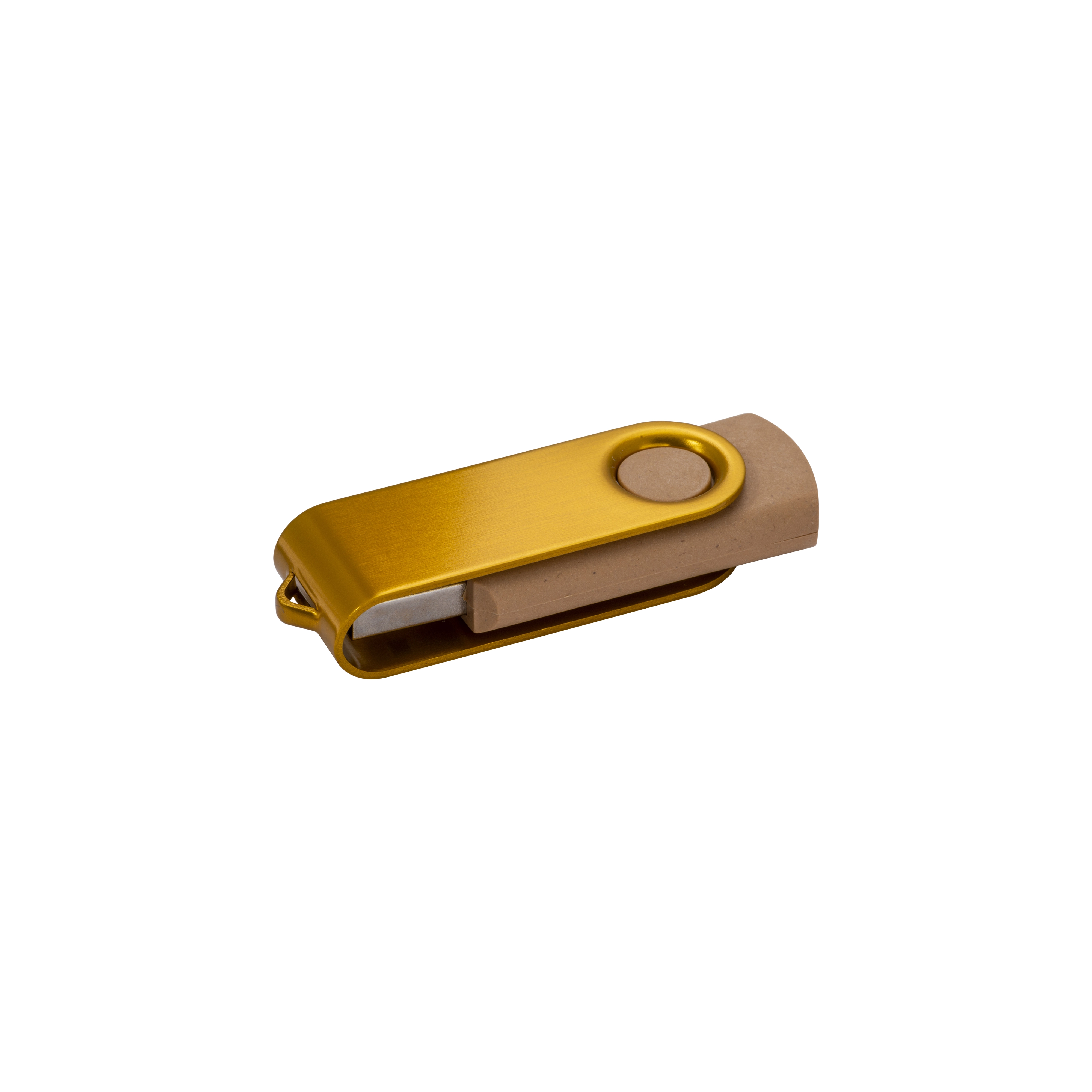 Immagine Chiavetta USB 4 Gb girevole in paglia di grano