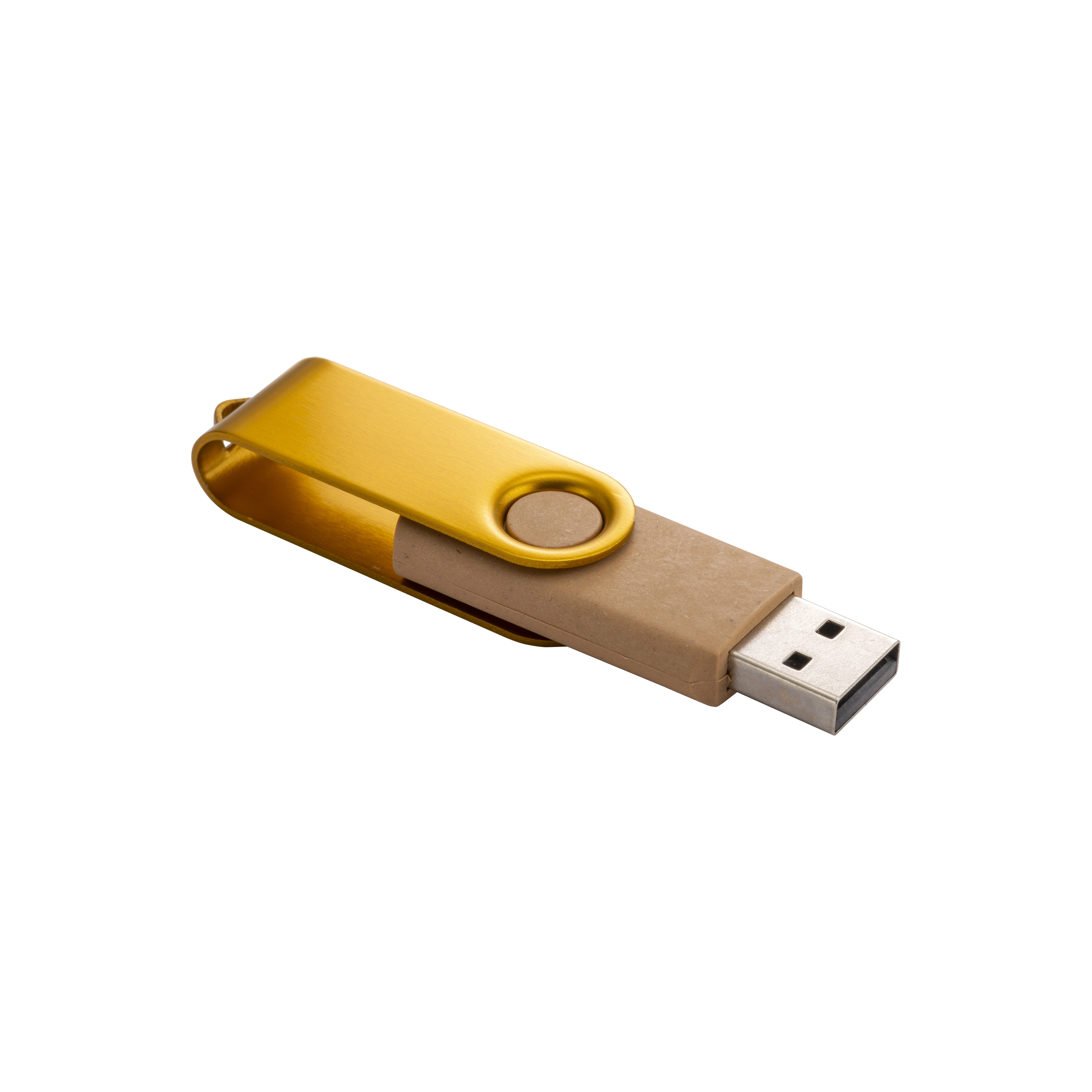 Immagine Chiavetta USB 4 Gb girevole in paglia di grano