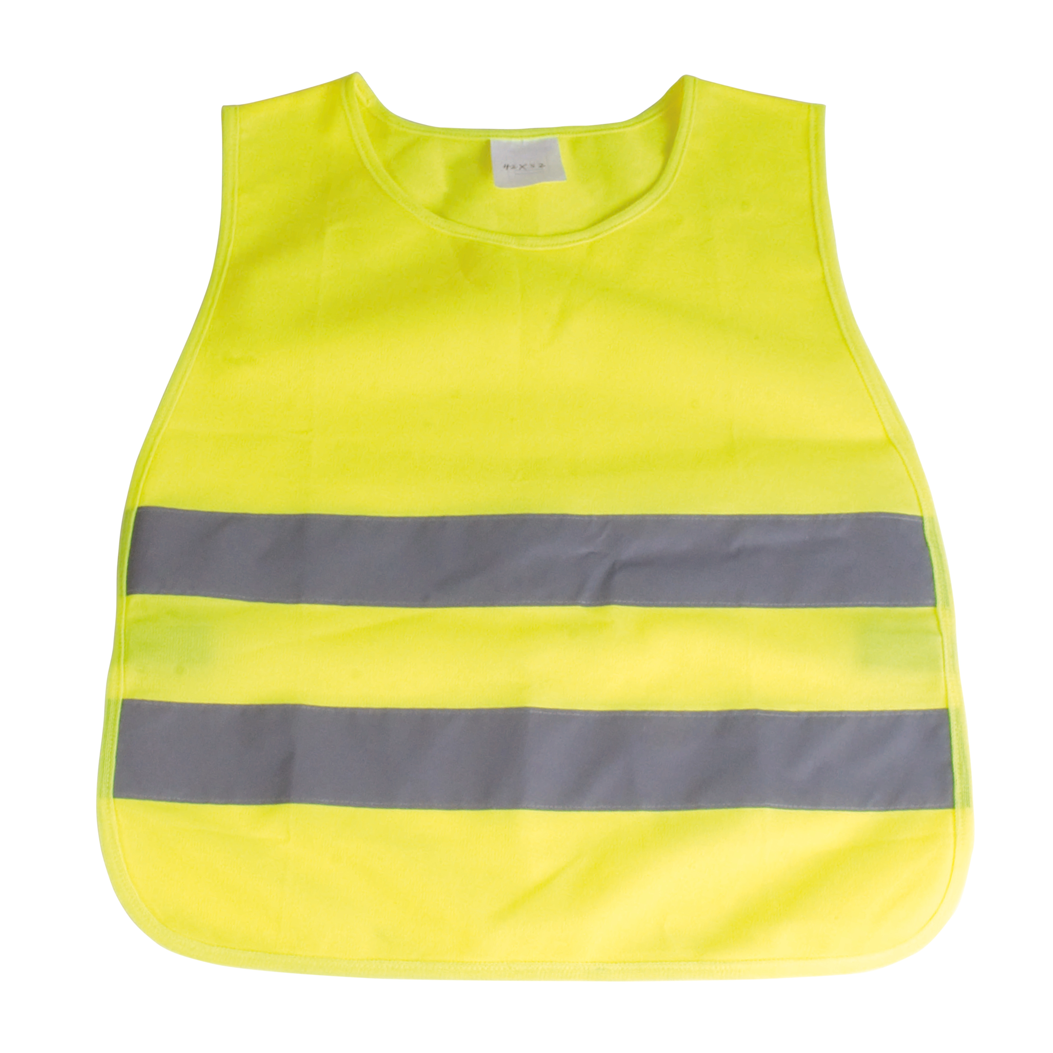 Immagine Gilet ad alta visibilità in poliestere di colore fluo con bande catarifrangenti