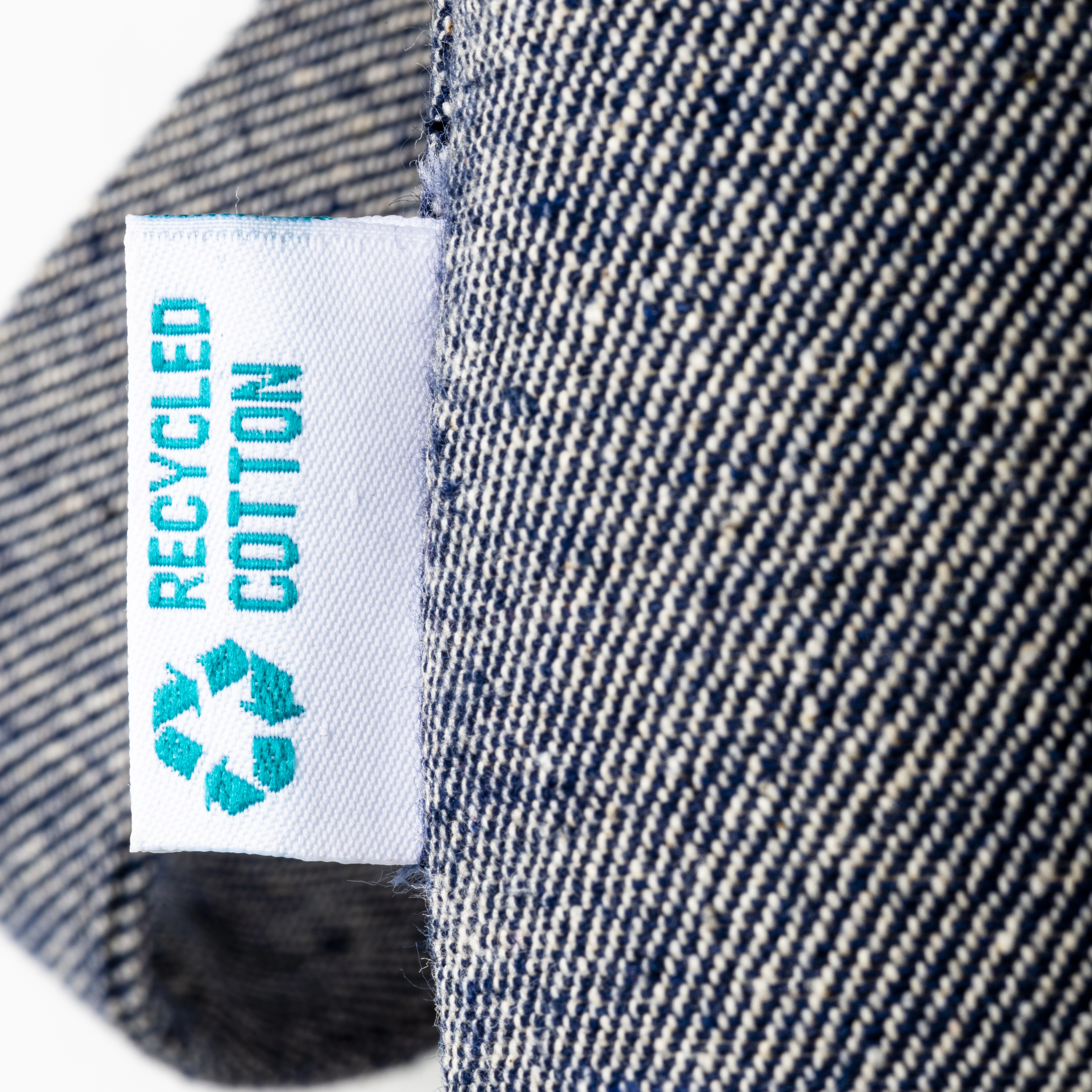 Immagine Shopper in cotone riciclato 280 g/m2, manici lunghi e soffietto