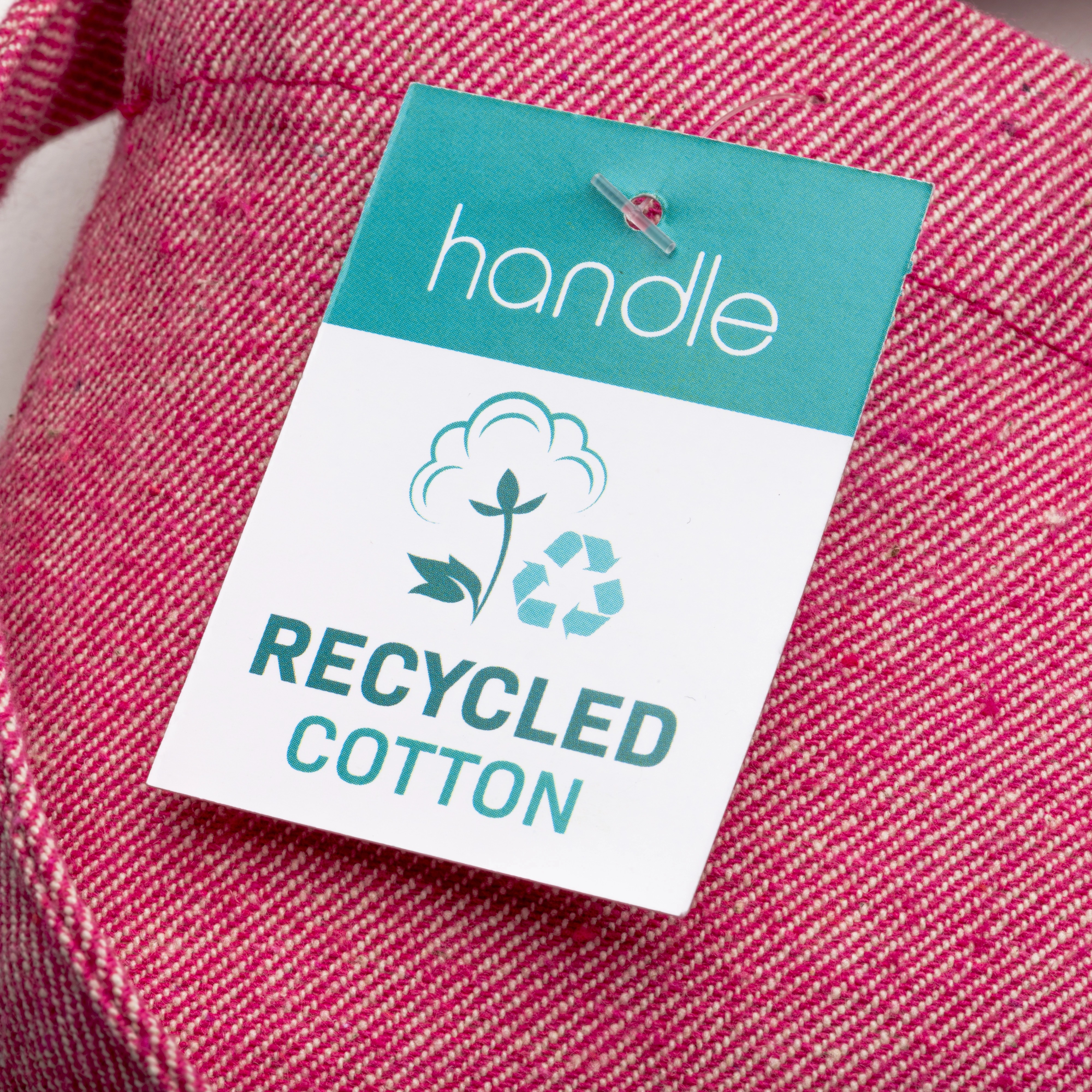 Immagine Shopper in cotone riciclato 280 g/m2, manici lunghi e soffietto