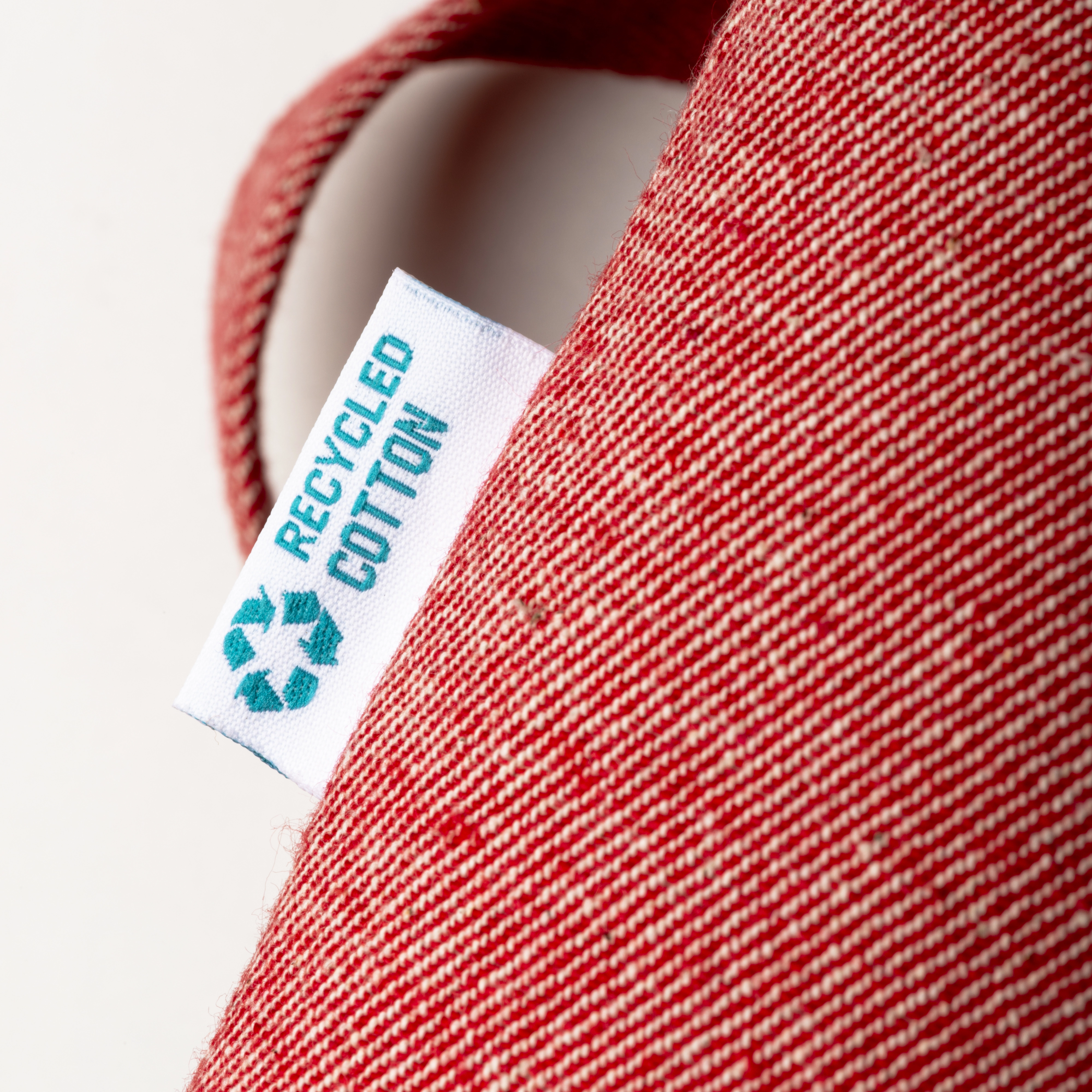 Immagine Shopper in cotone riciclato 280 g/m2, manici lunghi e soffietto