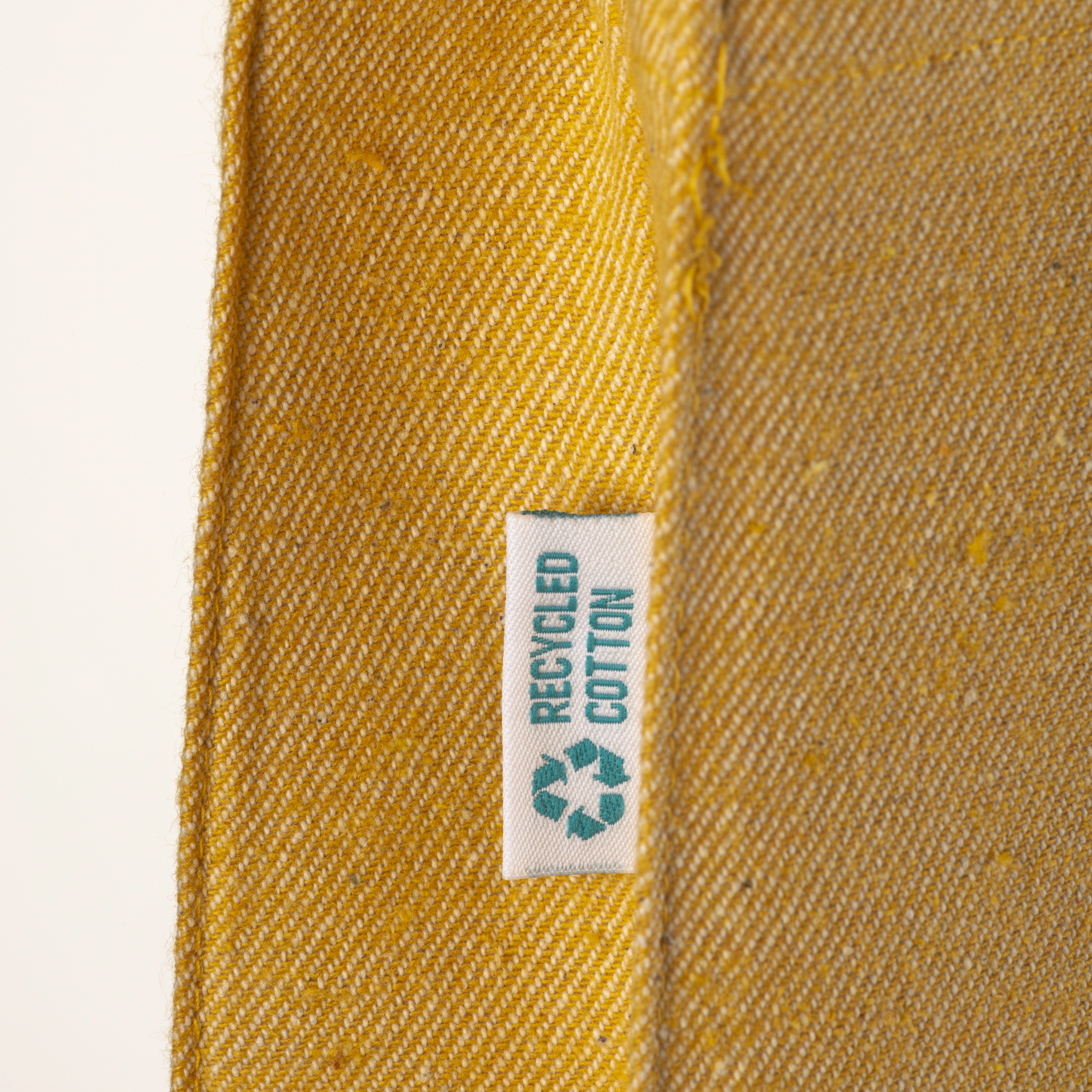 Immagine Shopper in cotone riciclato 280 g/m2, manici lunghi e soffietto