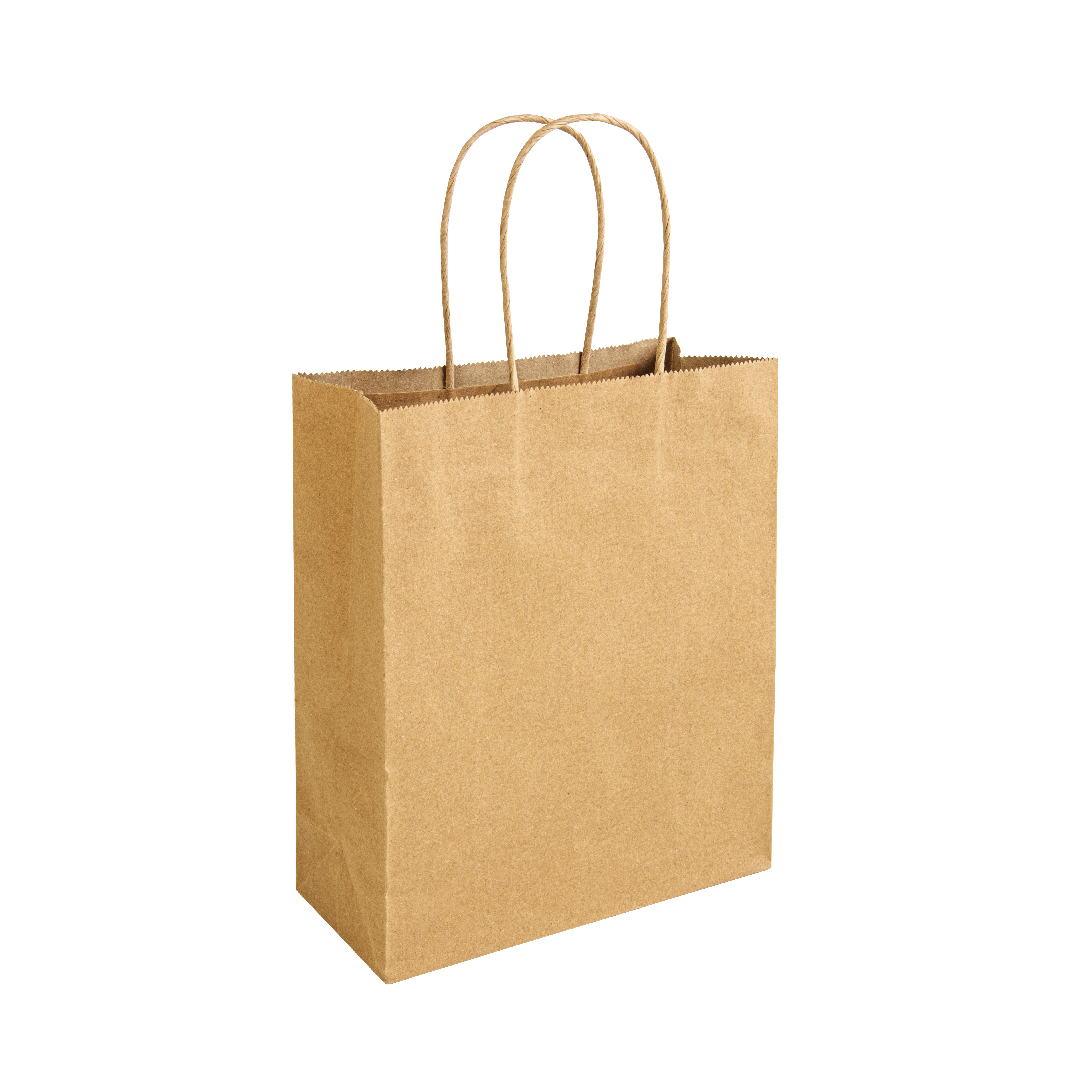 Immagine Shopper in carta riciclata 100 gr/m2 con soffietto