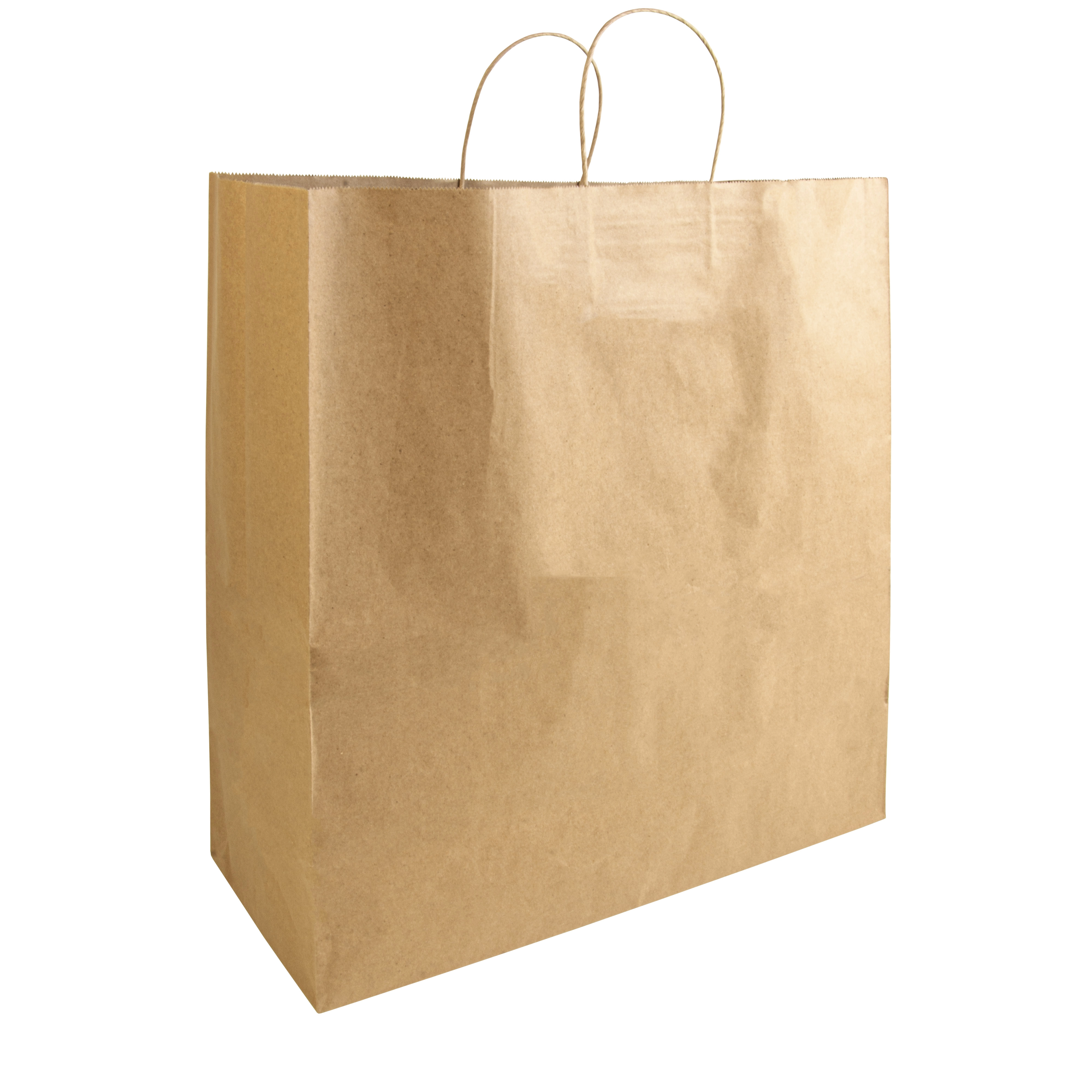 Immagine Shopper in carta riciclata 100 gr/m2 con soffietto