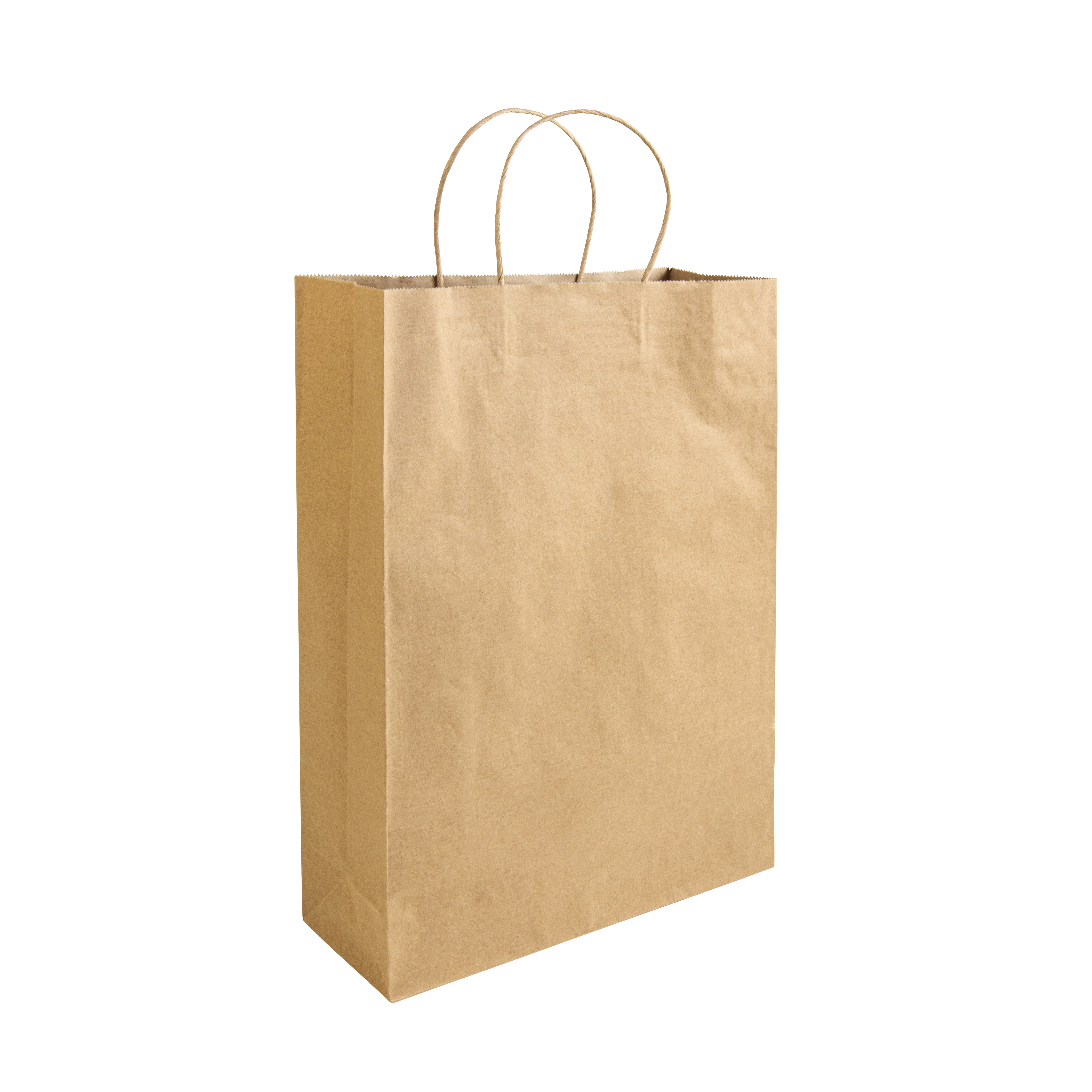 Immagine Shopper in carta riciclata 100 gr/m2 con soffietto
