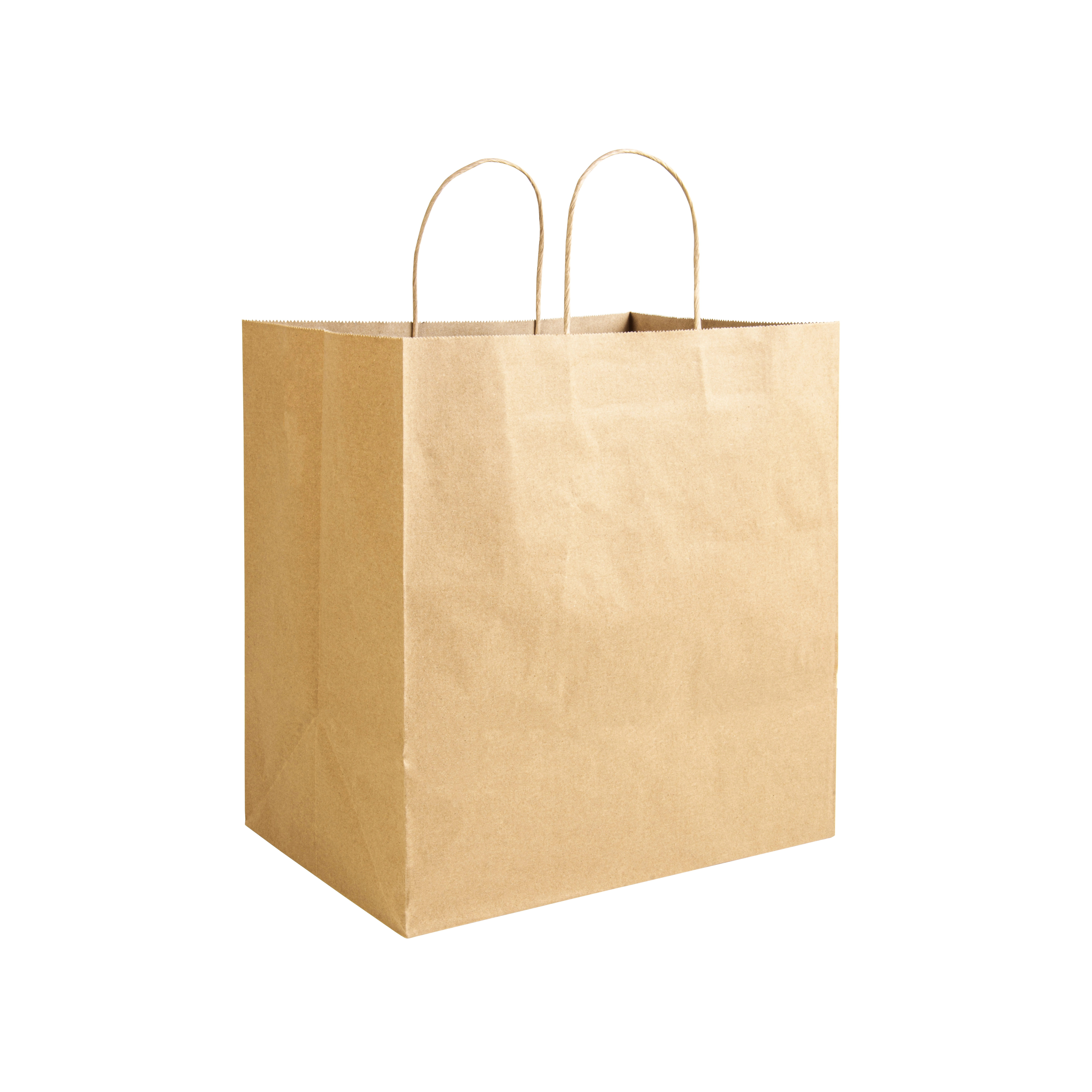 Immagine Shopper in carta riciclata 100 gr/m2 con soffietto