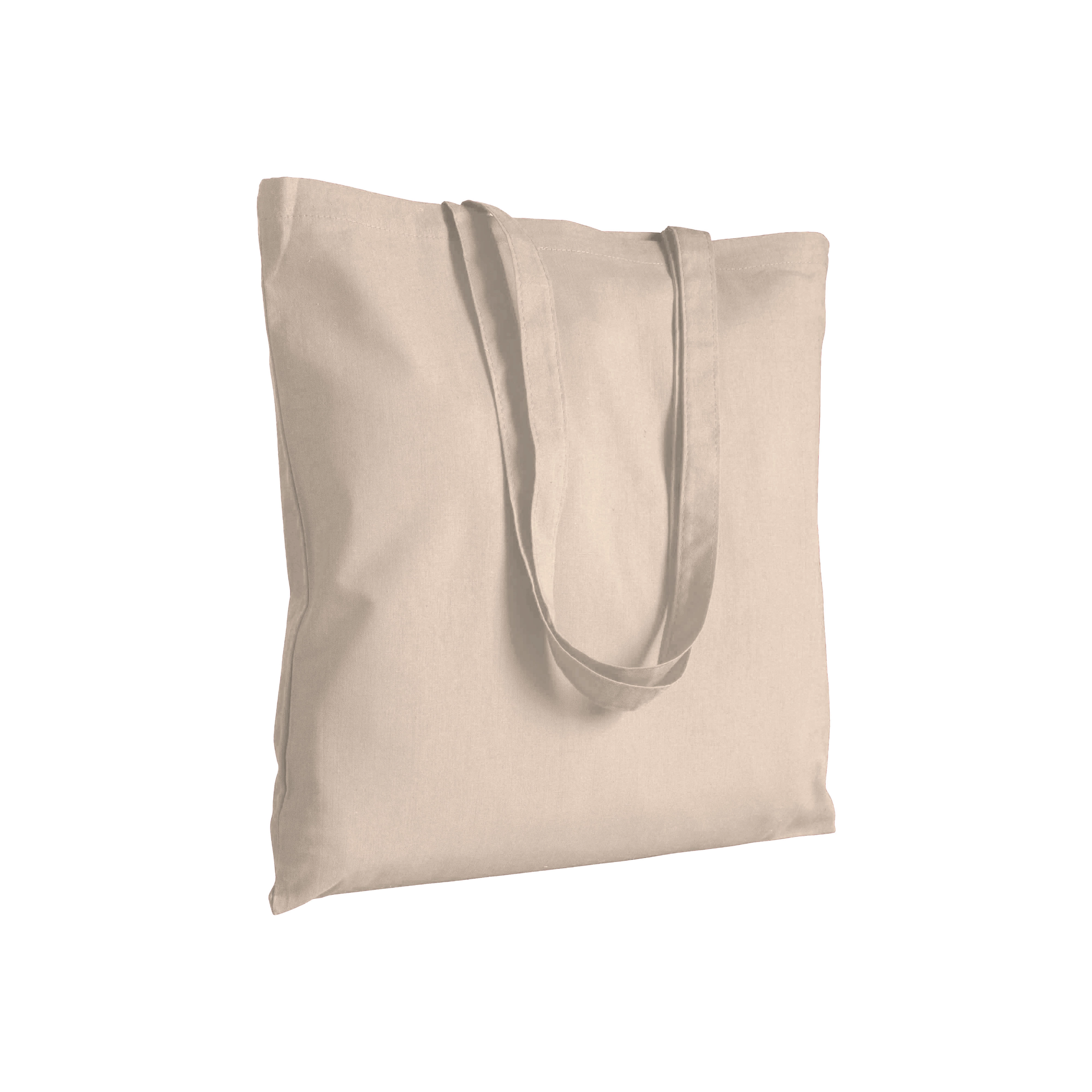 Immagine Shopper in cotone/poliestere riciclato 180 g/m2, manici lunghi