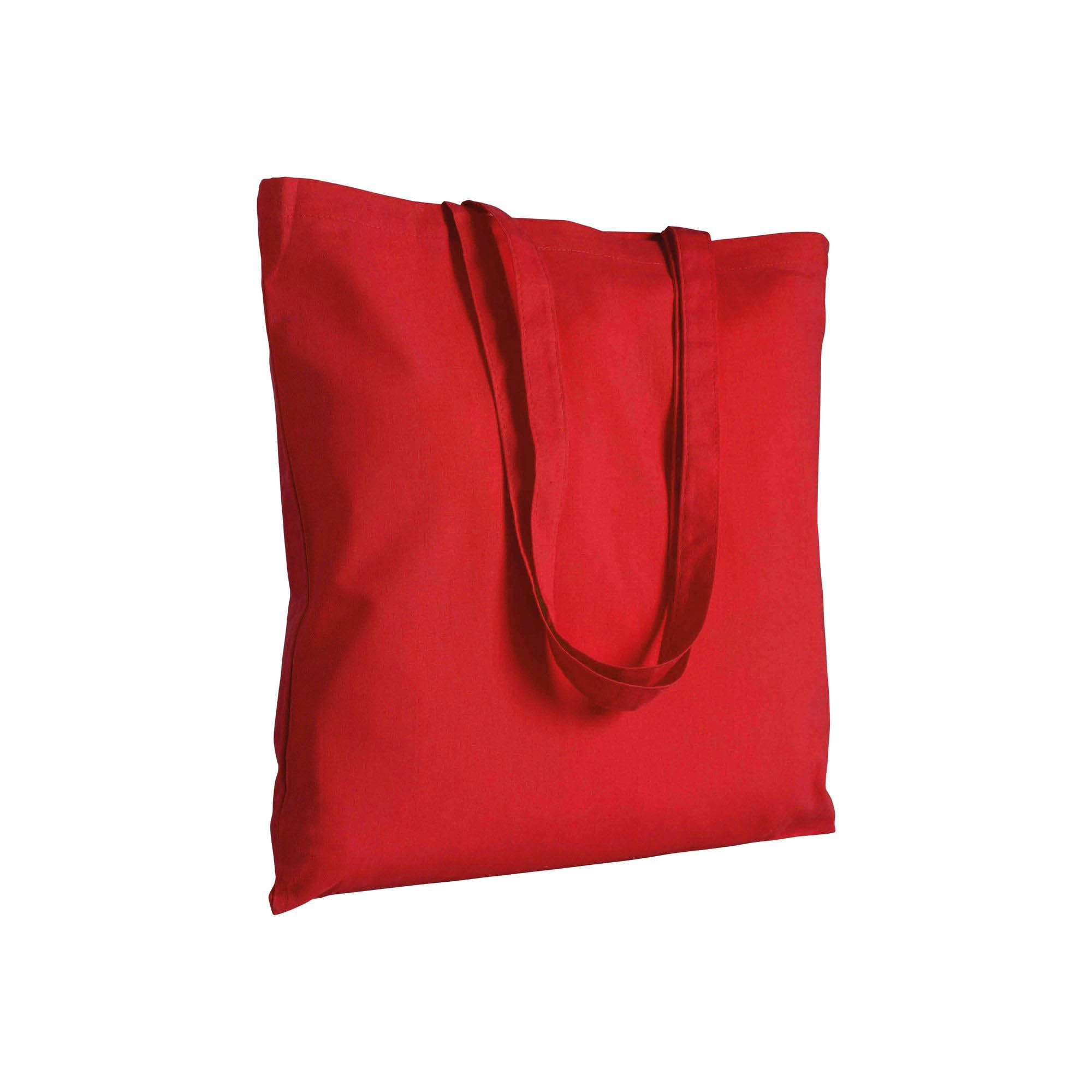 Immagine Shopper in cotone/poliestere riciclato 180 g/m2, manici lunghi