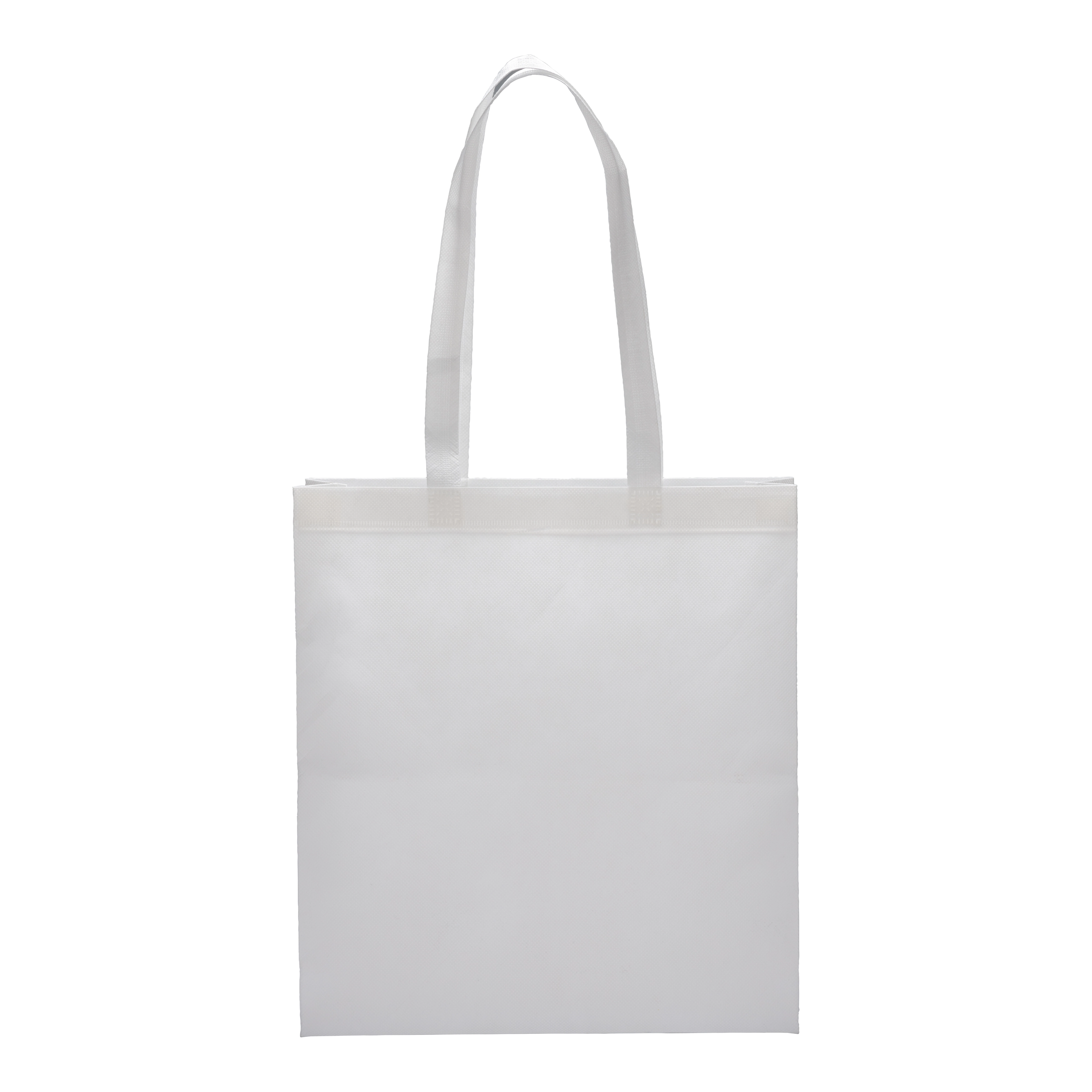 Immagine Shopper termosaldata in R-pet 80 g/ m2 con soffietto