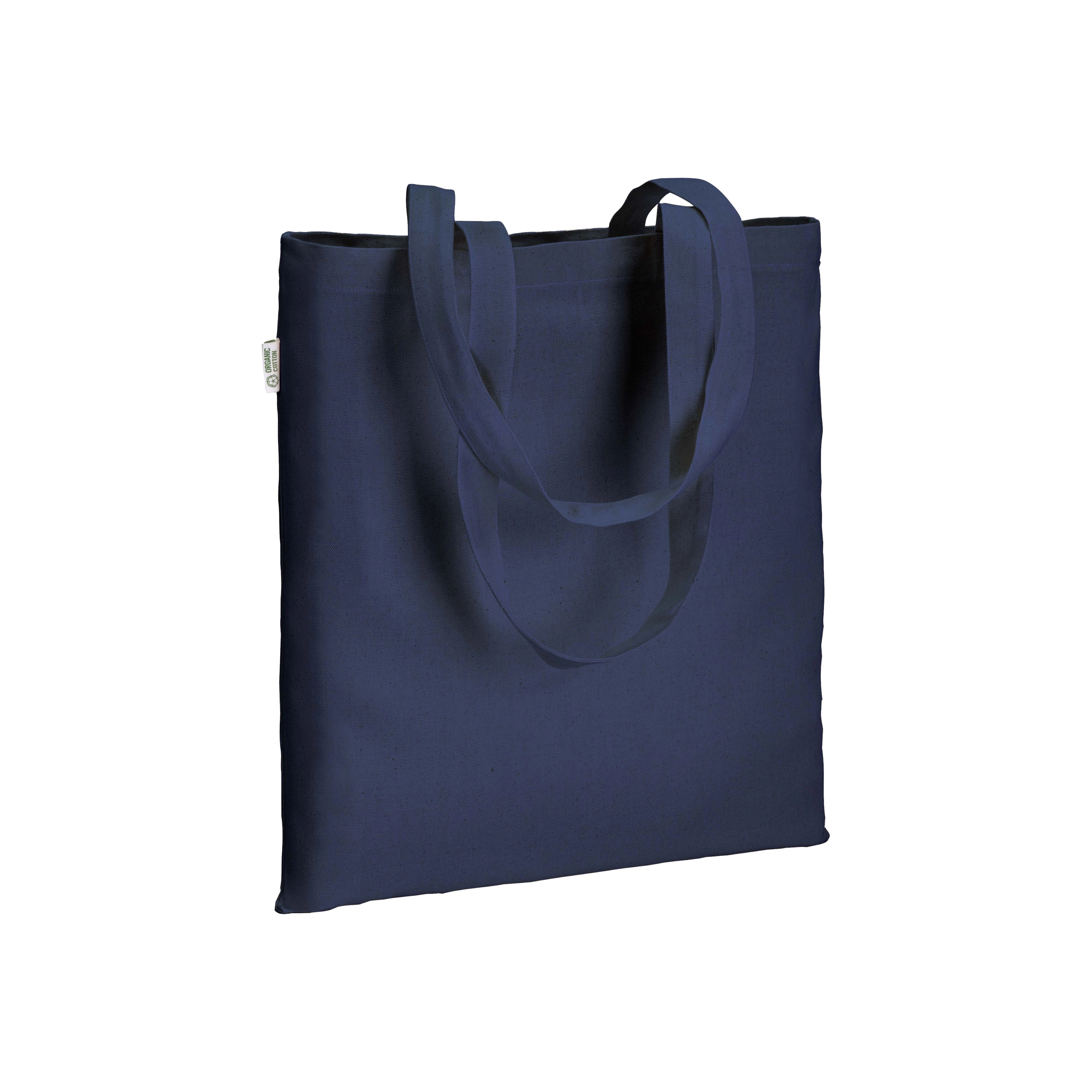 Immagine Shopper in cotone biologico 220 g/m2, manici lunghi