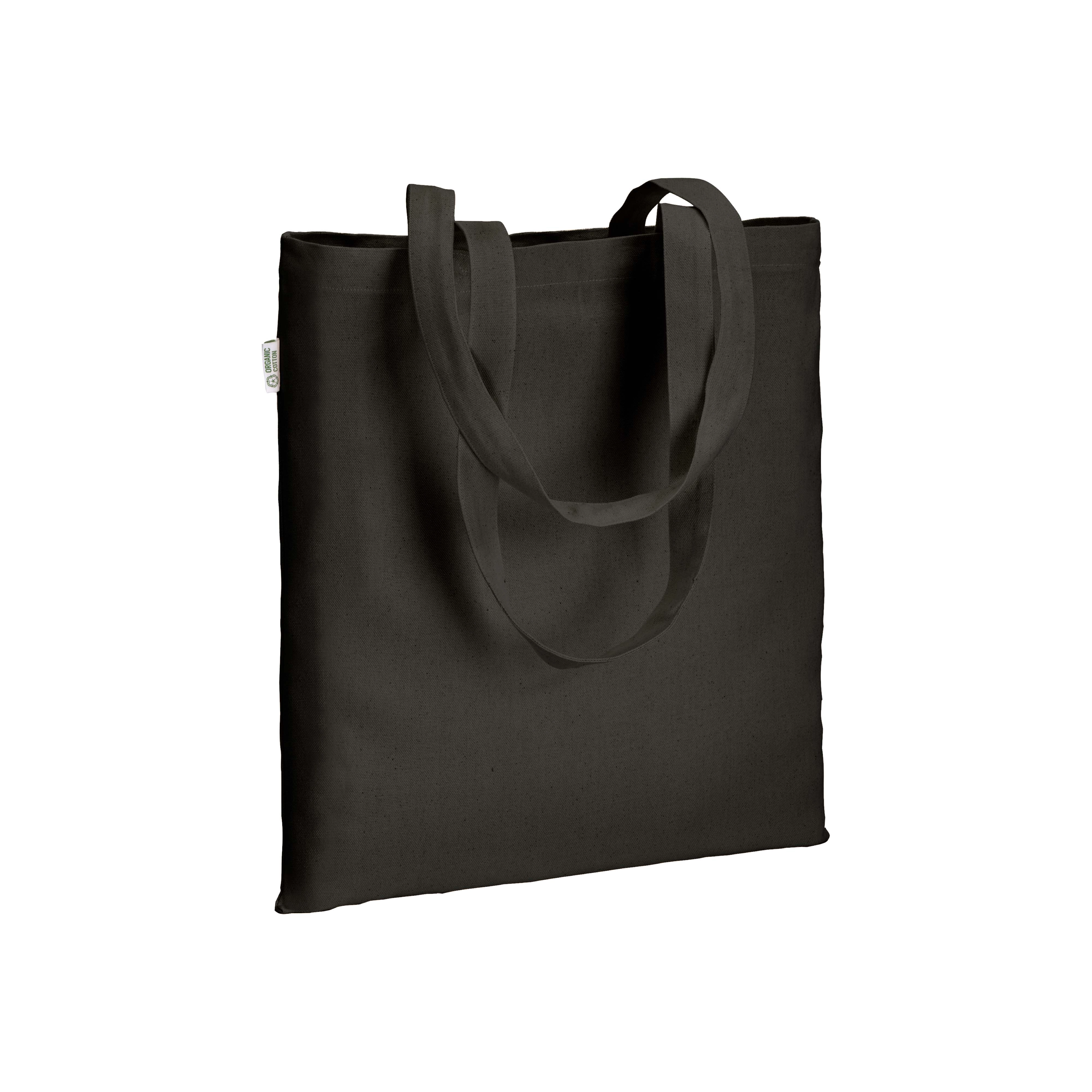 Immagine Shopper in cotone biologico 220 g/m2, manici lunghi