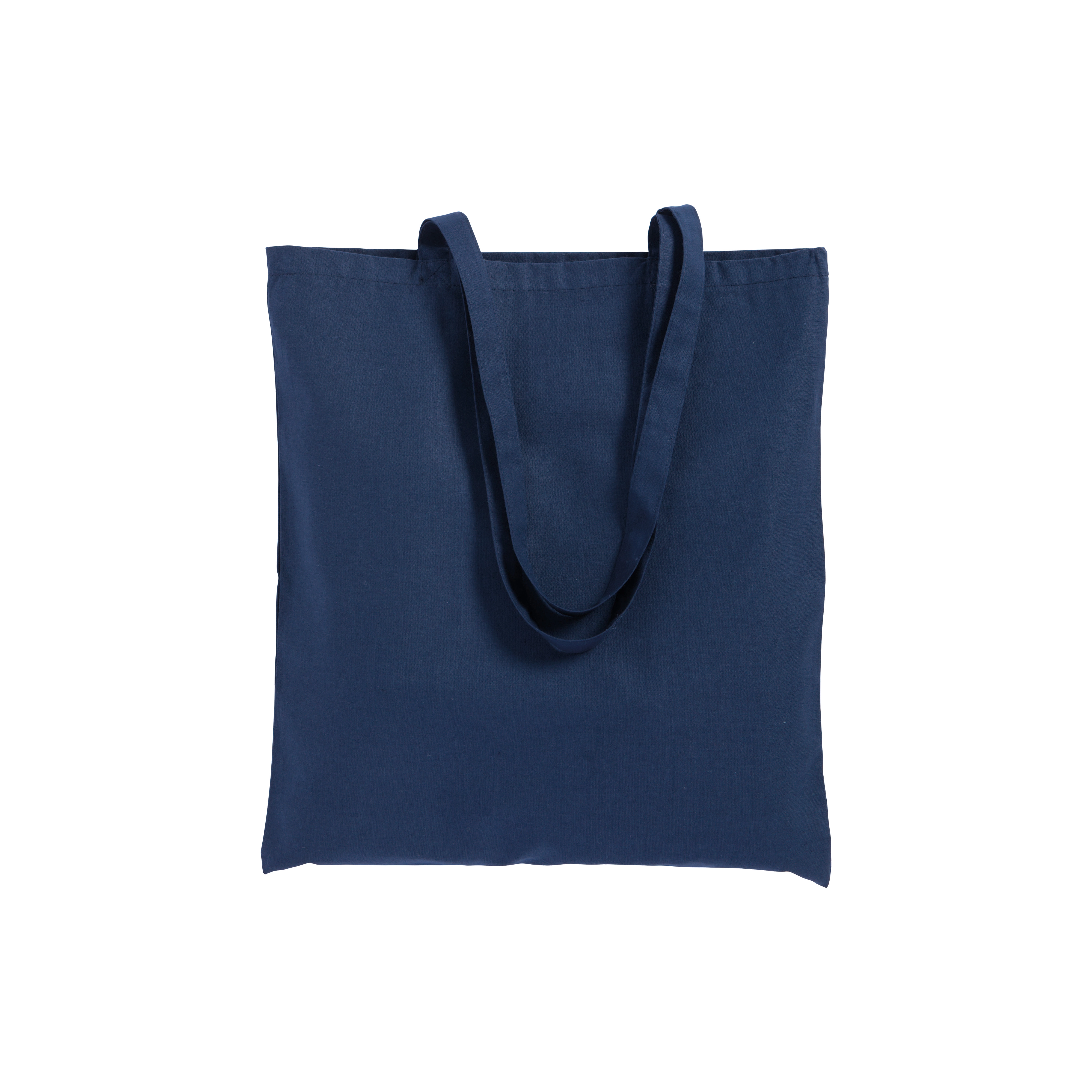 Immagine Borsa shopper in cotone riciclato 120 g/m2, manici lunghi