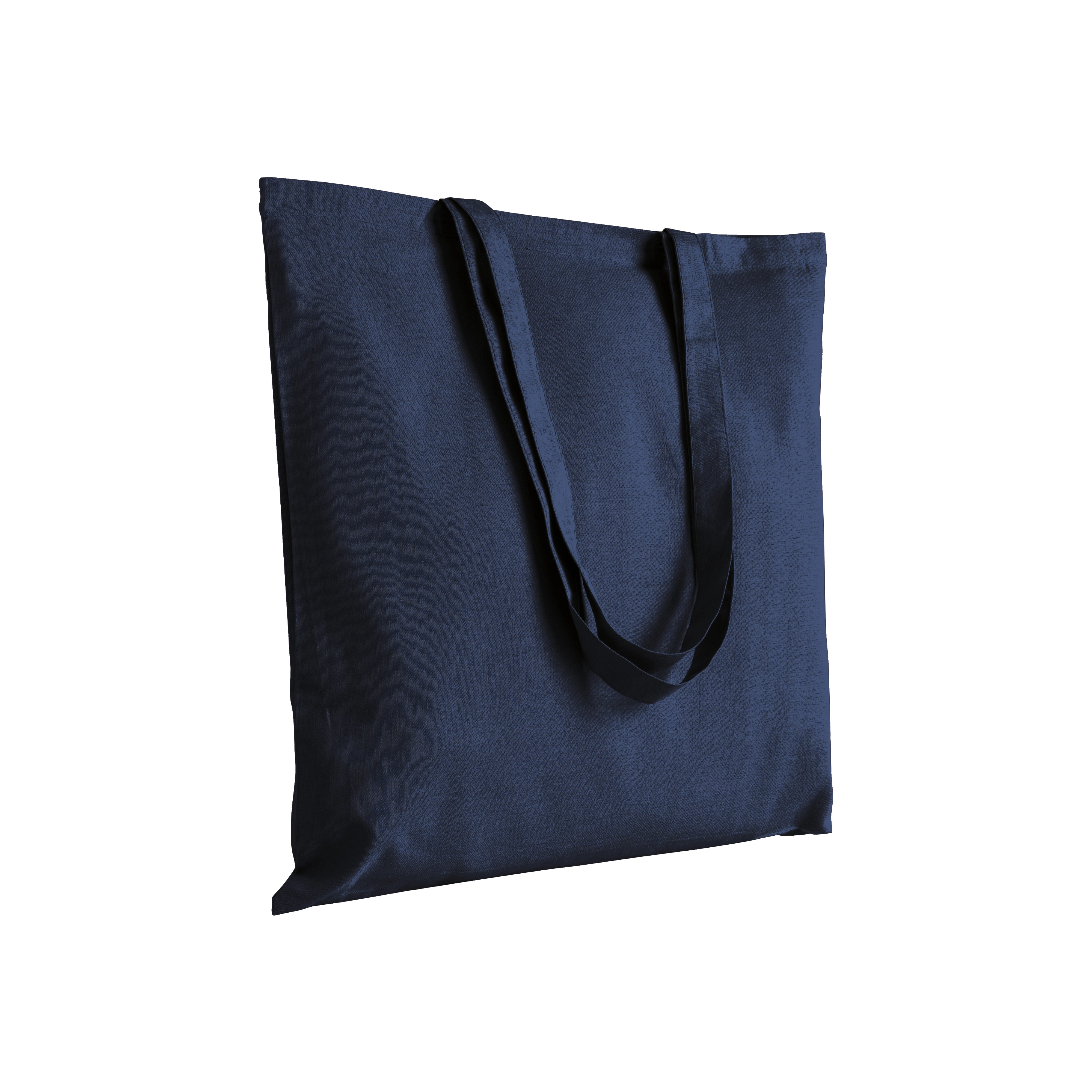 Immagine Borsa shopper in cotone riciclato 120 g/m2, manici lunghi
