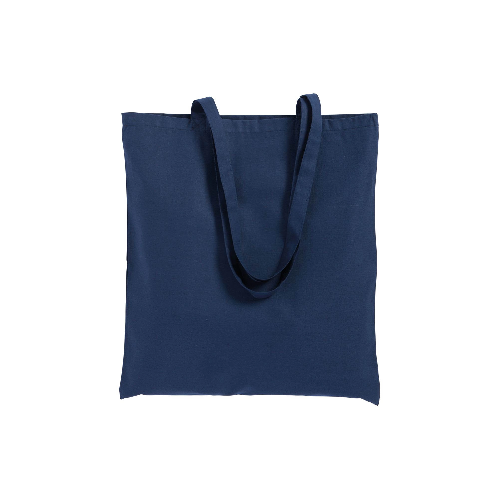 Immagine Borsa shopper in cotone riciclato 120 g/m2, manici lunghi