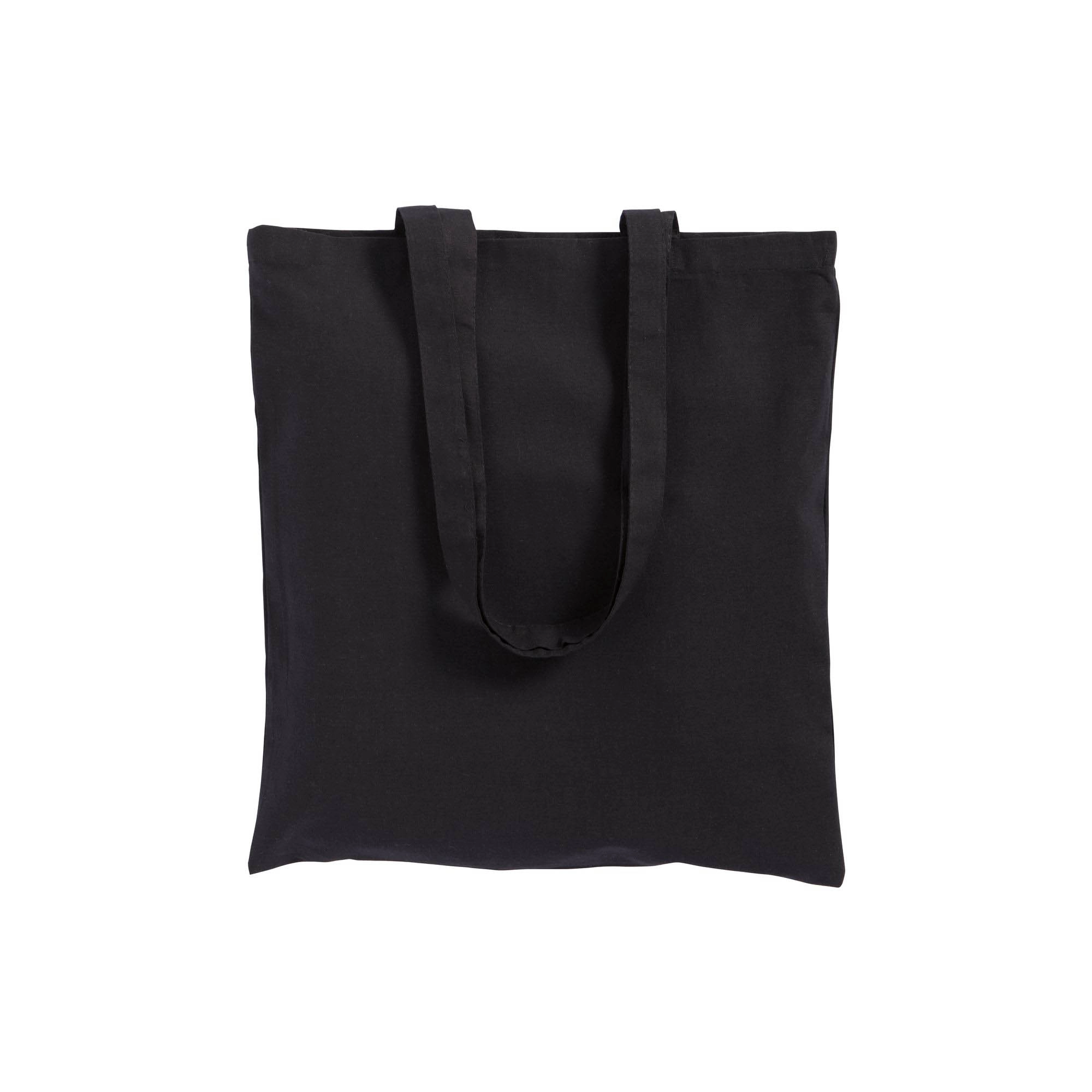 Immagine Borsa shopper in cotone riciclato 120 g/m2, manici lunghi