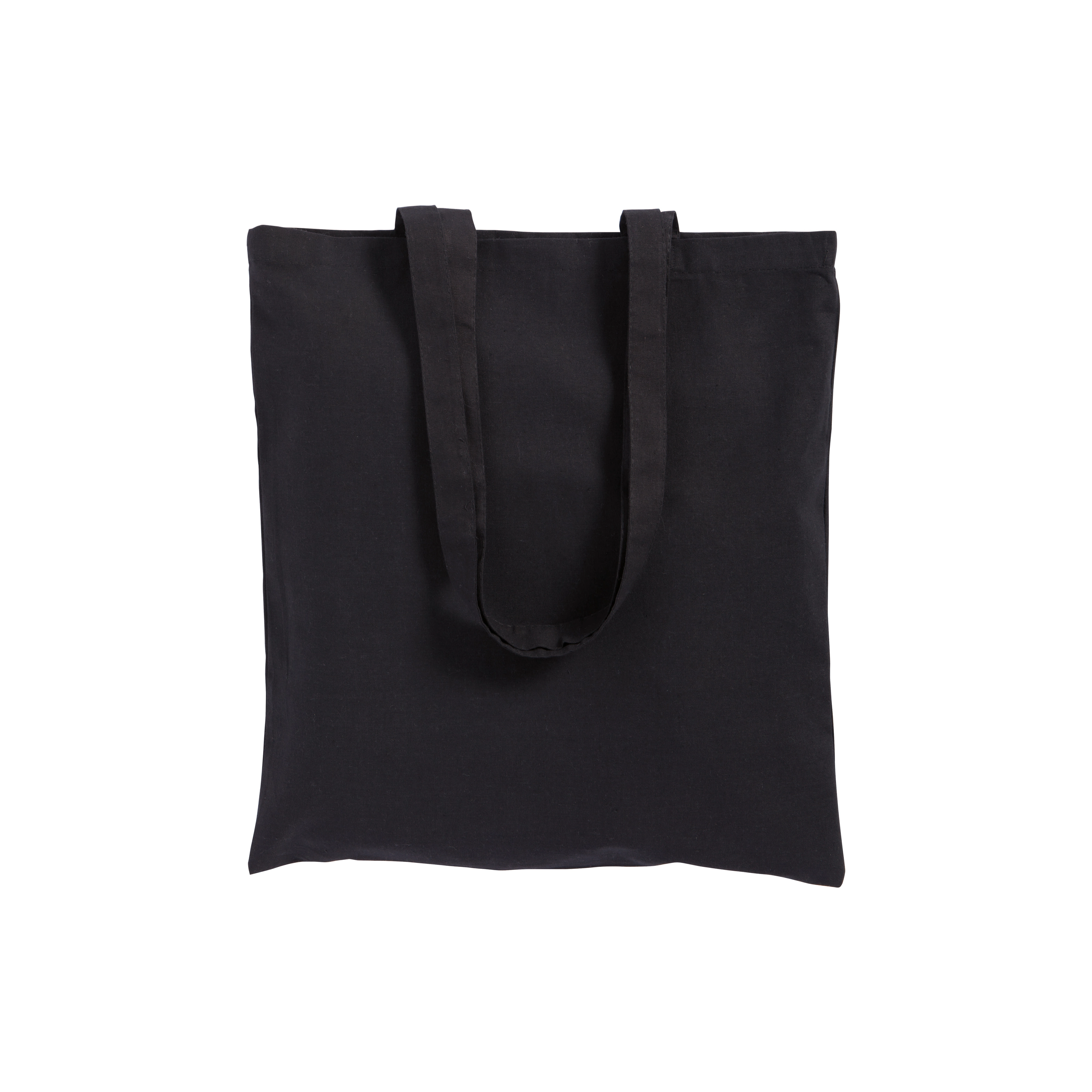 Immagine Borsa shopper in cotone riciclato 120 g/m2, manici lunghi