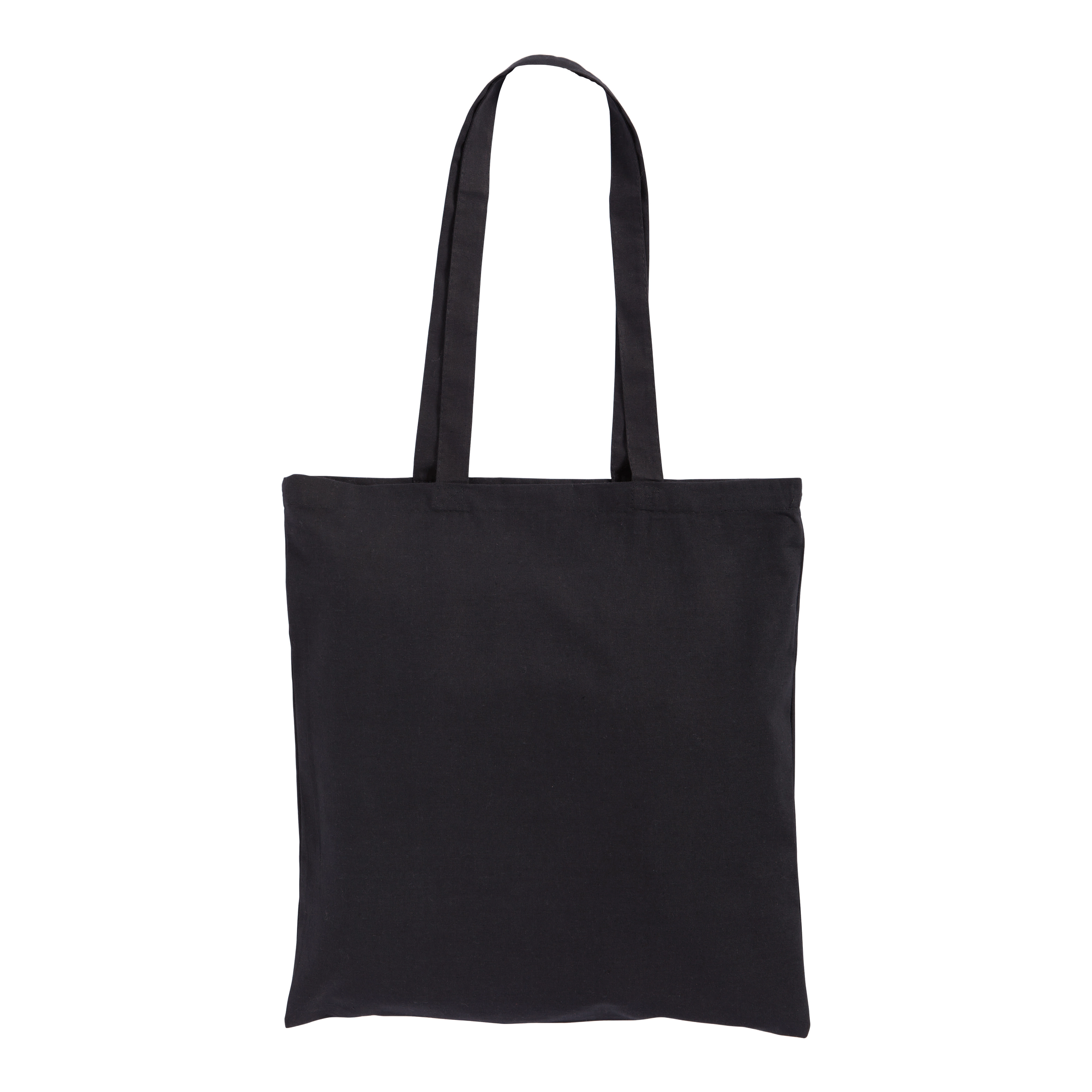 Immagine Borsa shopper in cotone riciclato 120 g/m2, manici lunghi
