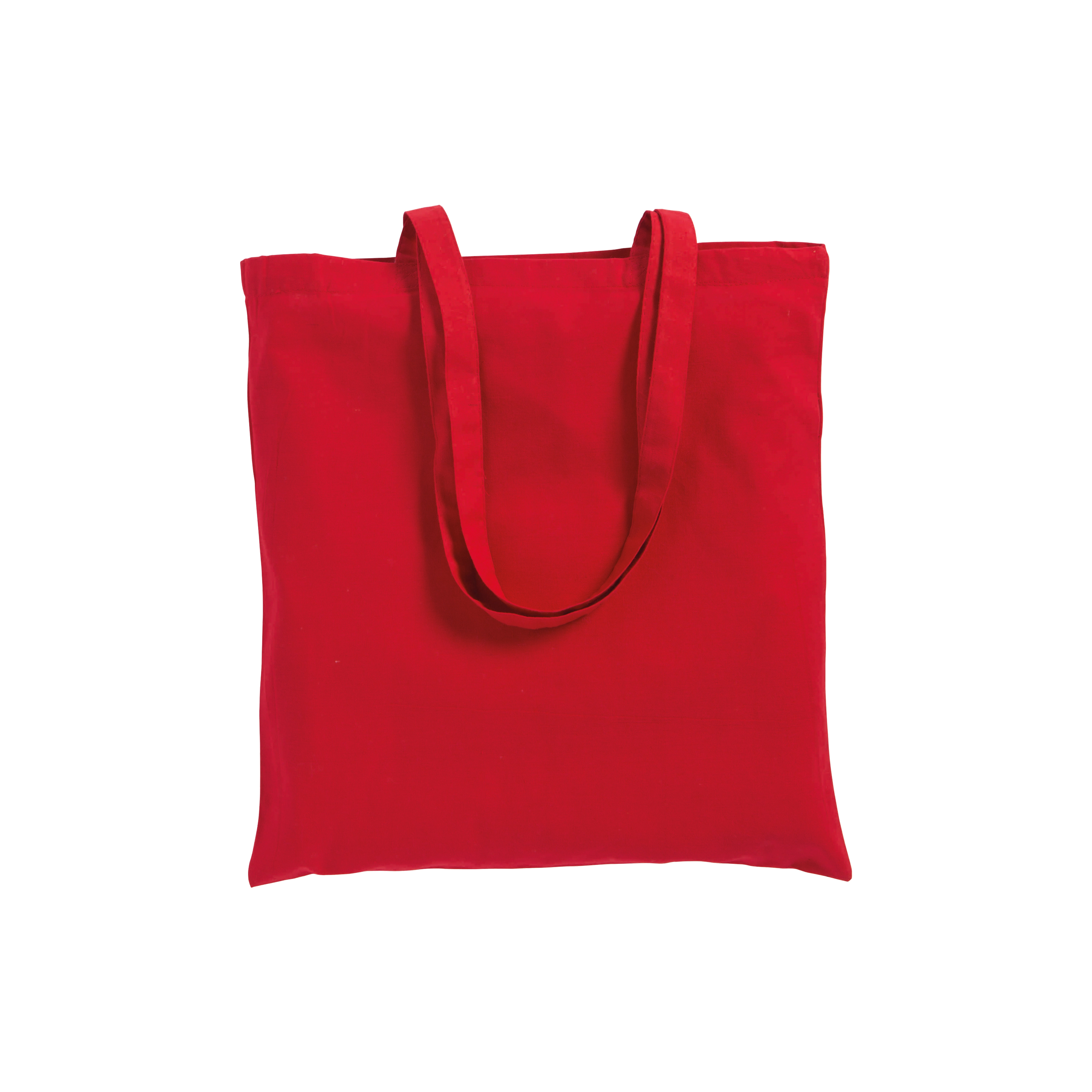 Immagine Borsa shopper in cotone riciclato 120 g/m2, manici lunghi