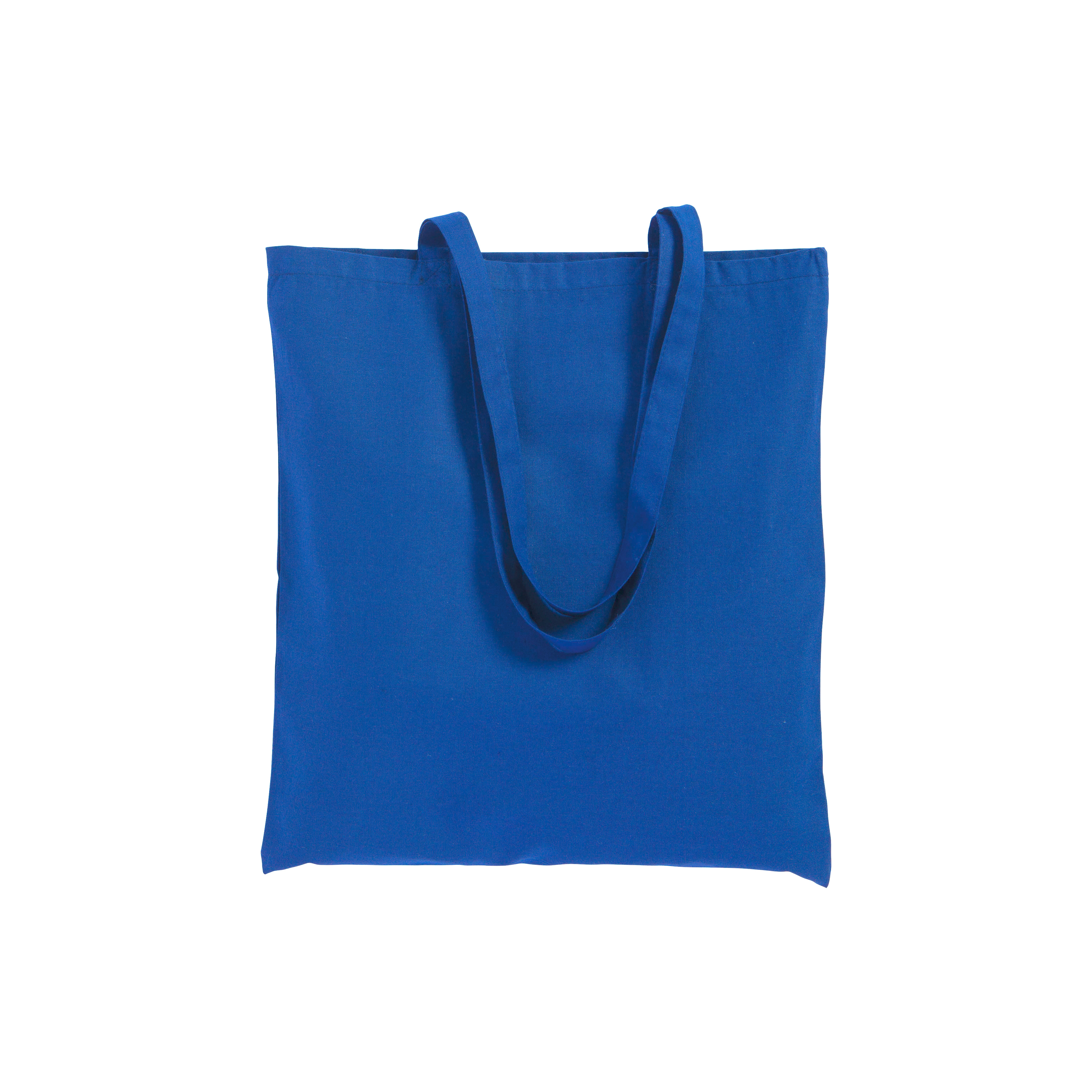 Immagine Borsa shopper in cotone riciclato 120 g/m2, manici lunghi