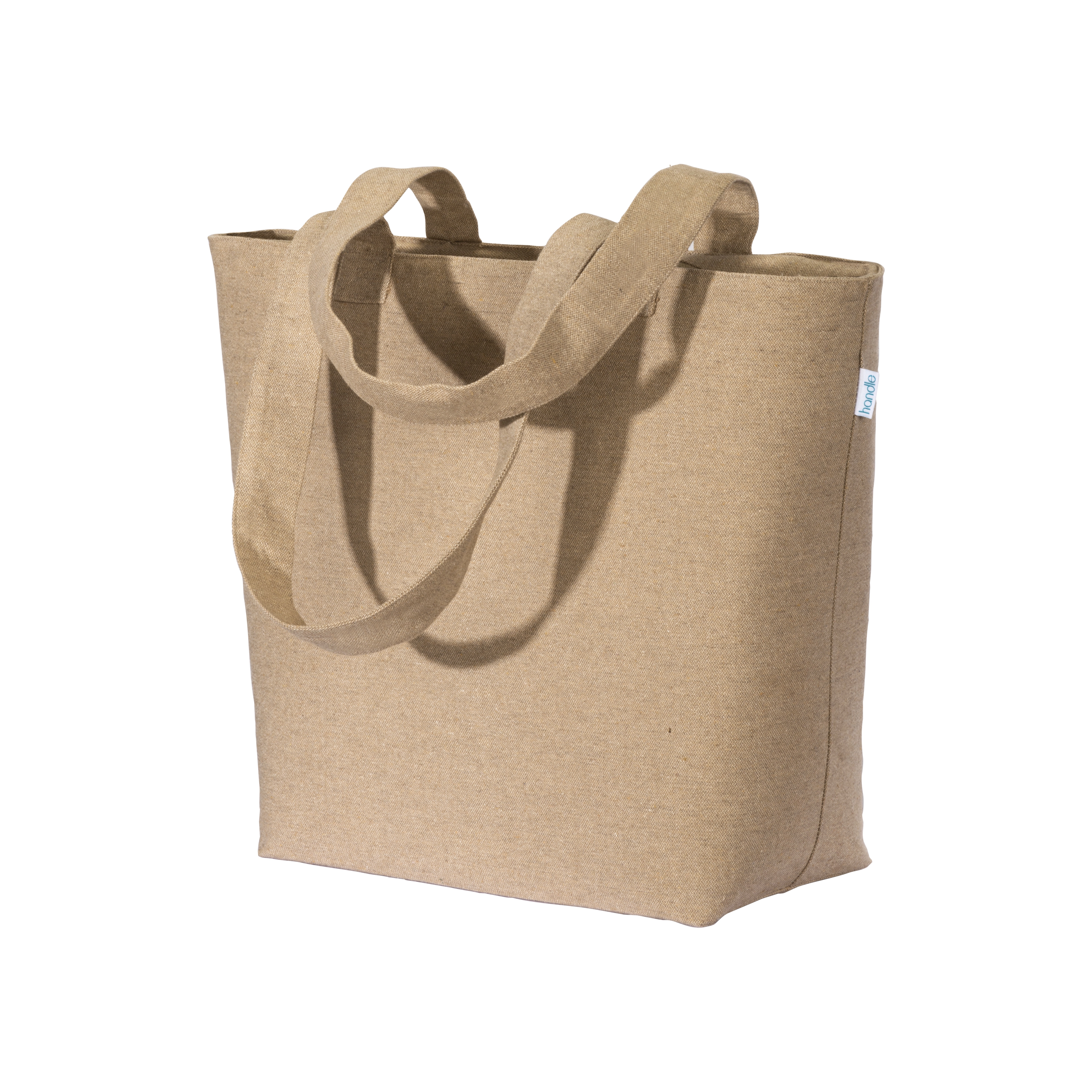 Immagine Shopper con soffietto in cotone riciclato 280 g/m2