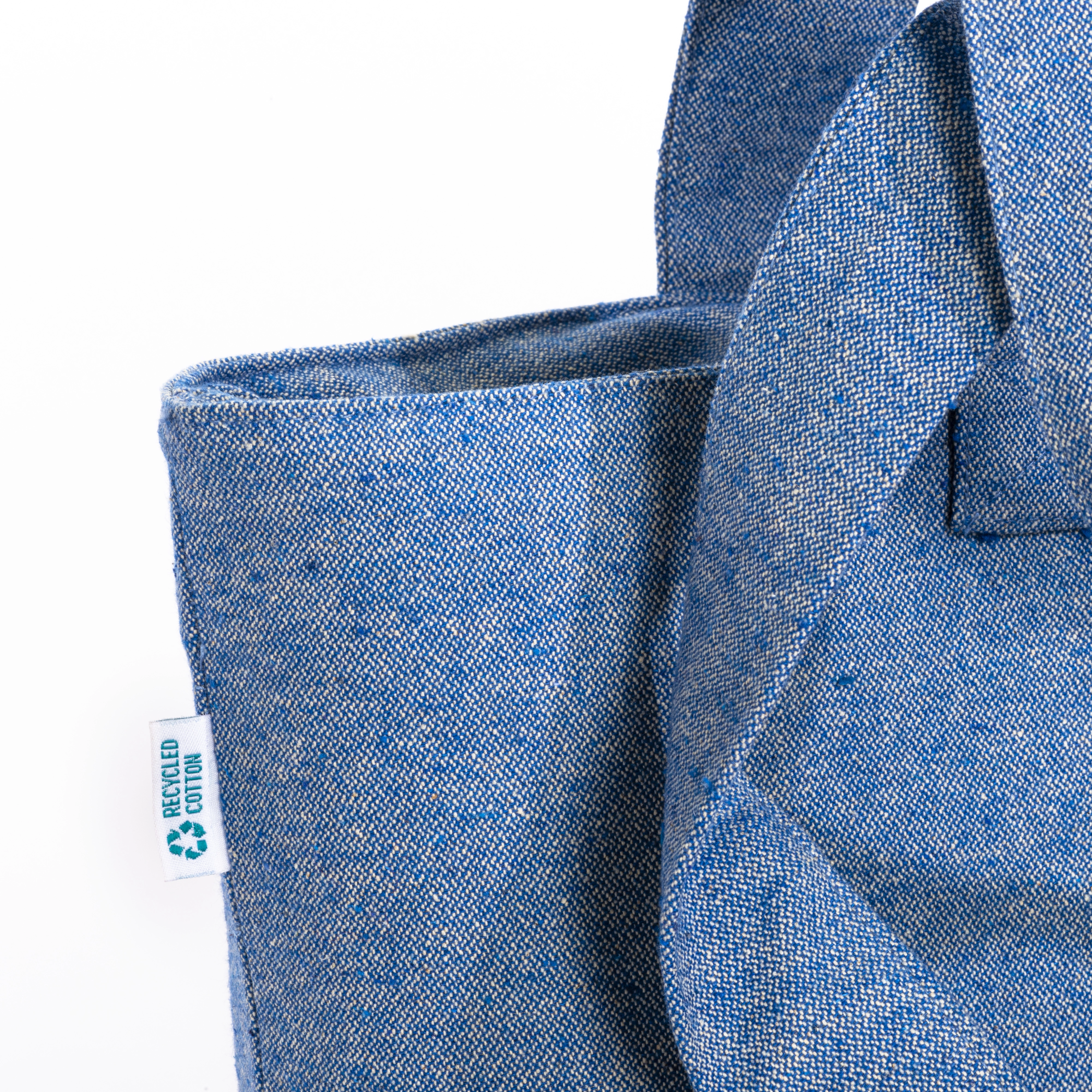 Immagine Shopper con soffietto in cotone riciclato 280 g/m2