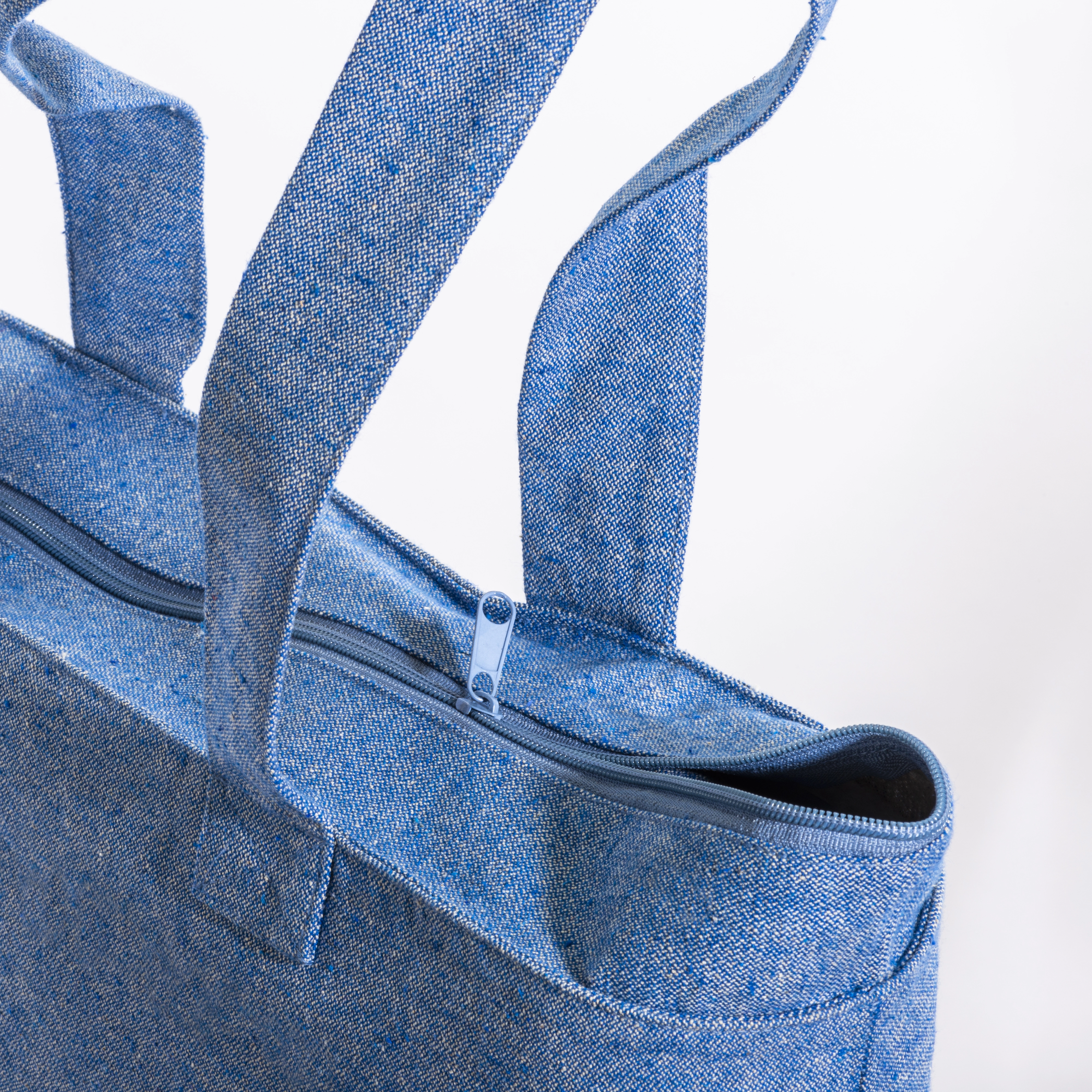 Immagine Shopper con soffietto in cotone riciclato 280 g/m2