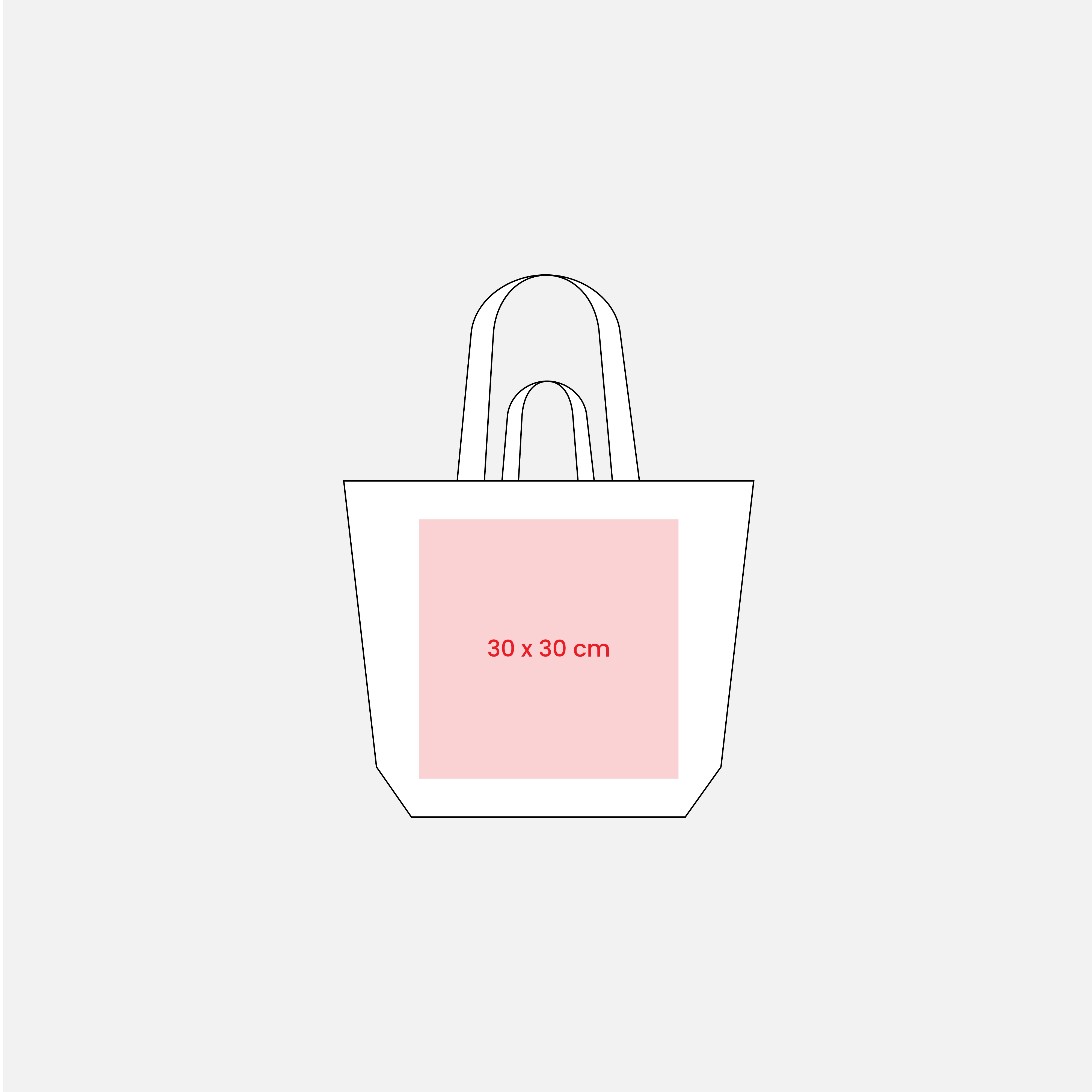 Immagine Shopper con soffietto alla base in cotone riciclato 280 g/m2, con doppi manici