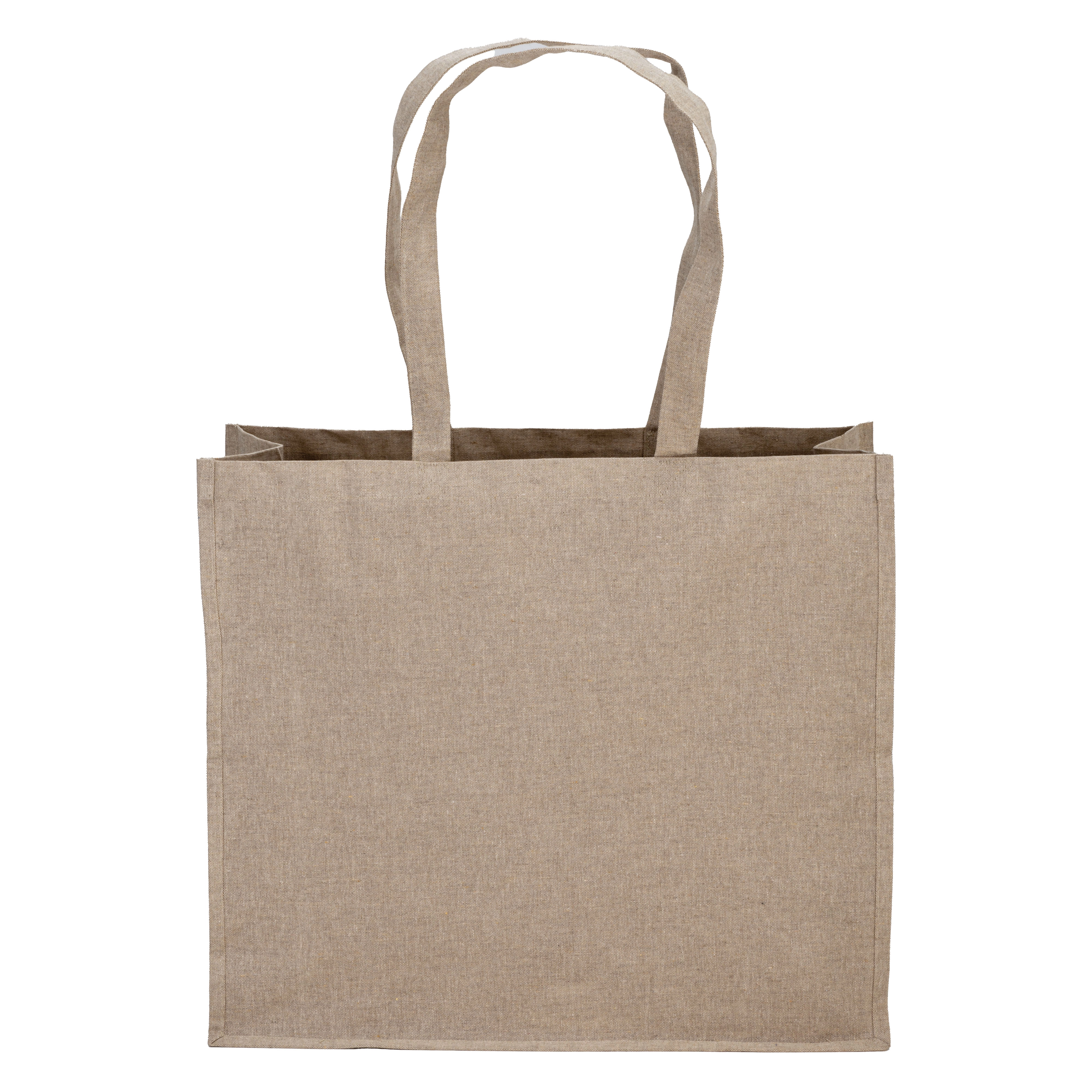 Immagine Shopper in cotone riciclato 120 g/m2 con interno laminato in PP