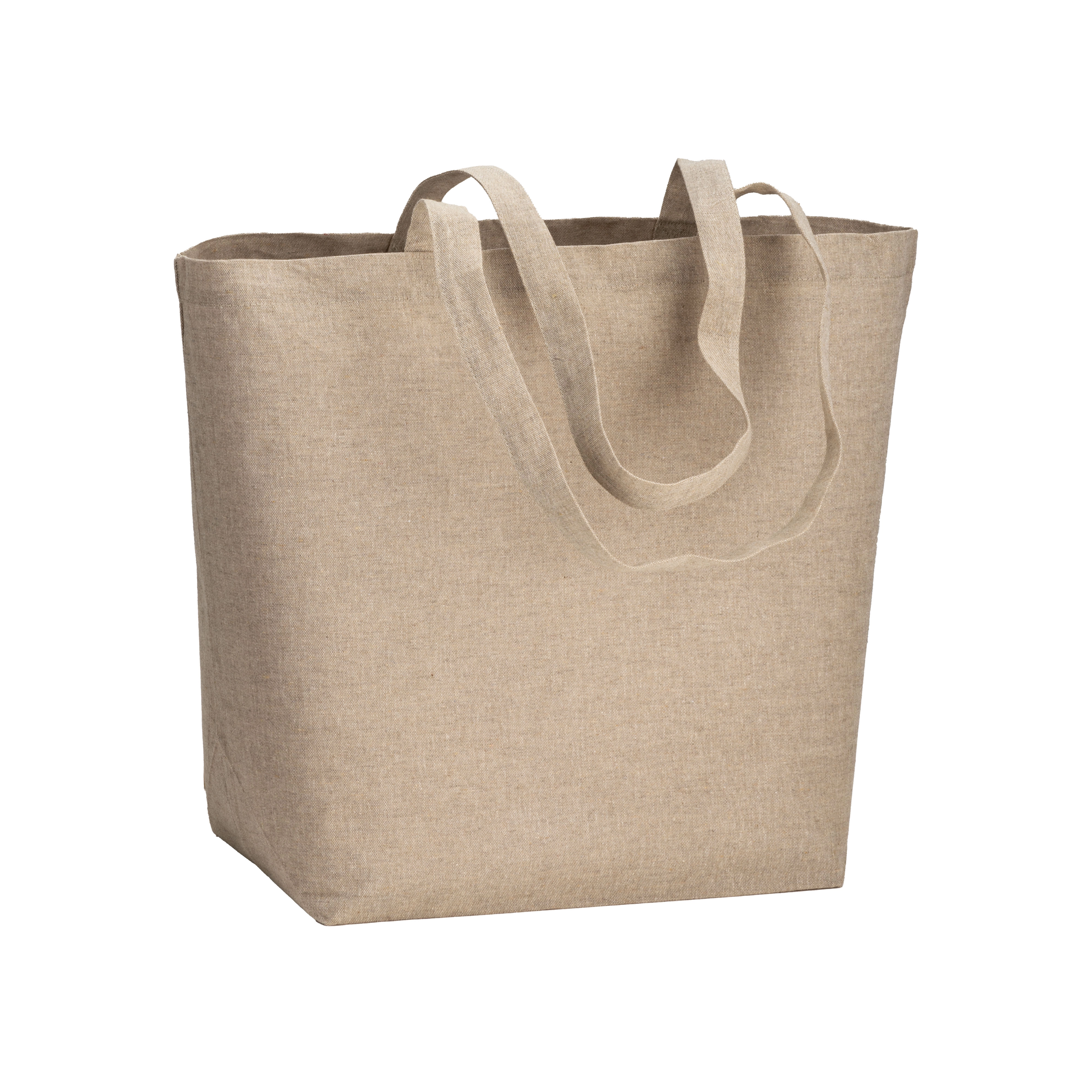 Immagine Shopper in cotone riciclato 120 g/m2 con interno laminato in PP