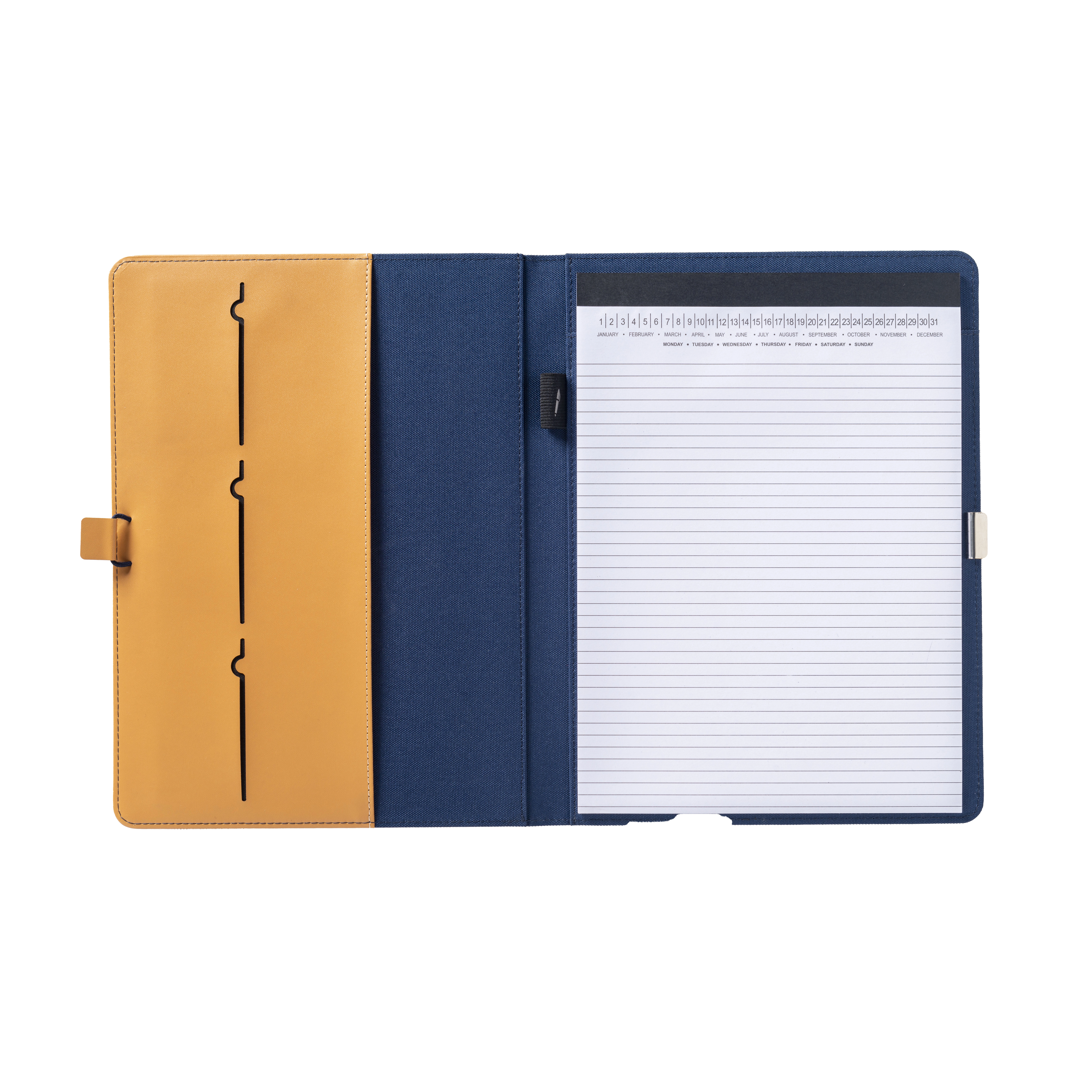 Immagine Cartella porta blocco A4 in R-PET con gancio di chiusura in metallo