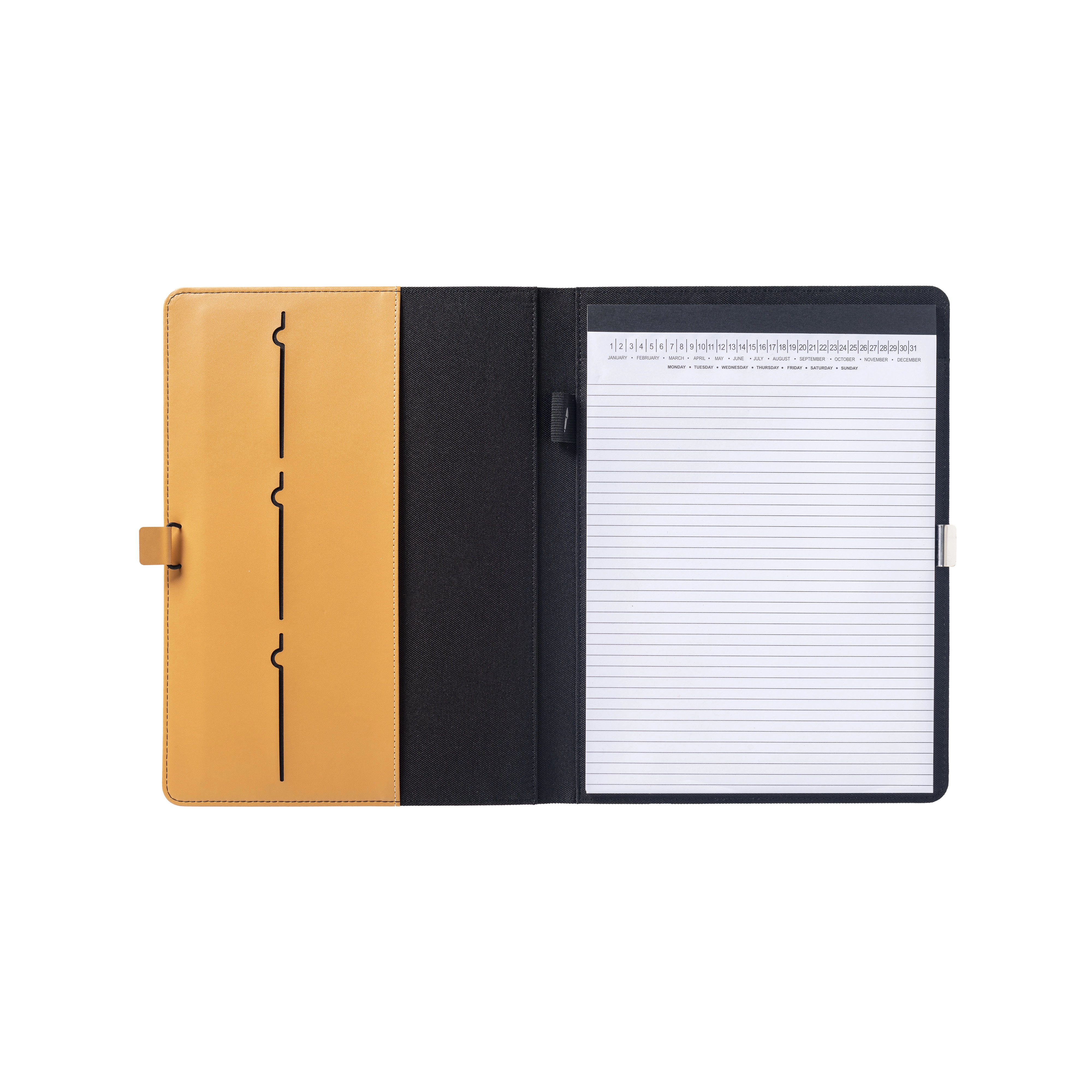 Immagine Cartella porta blocco A4 in R-PET con gancio di chiusura in metallo