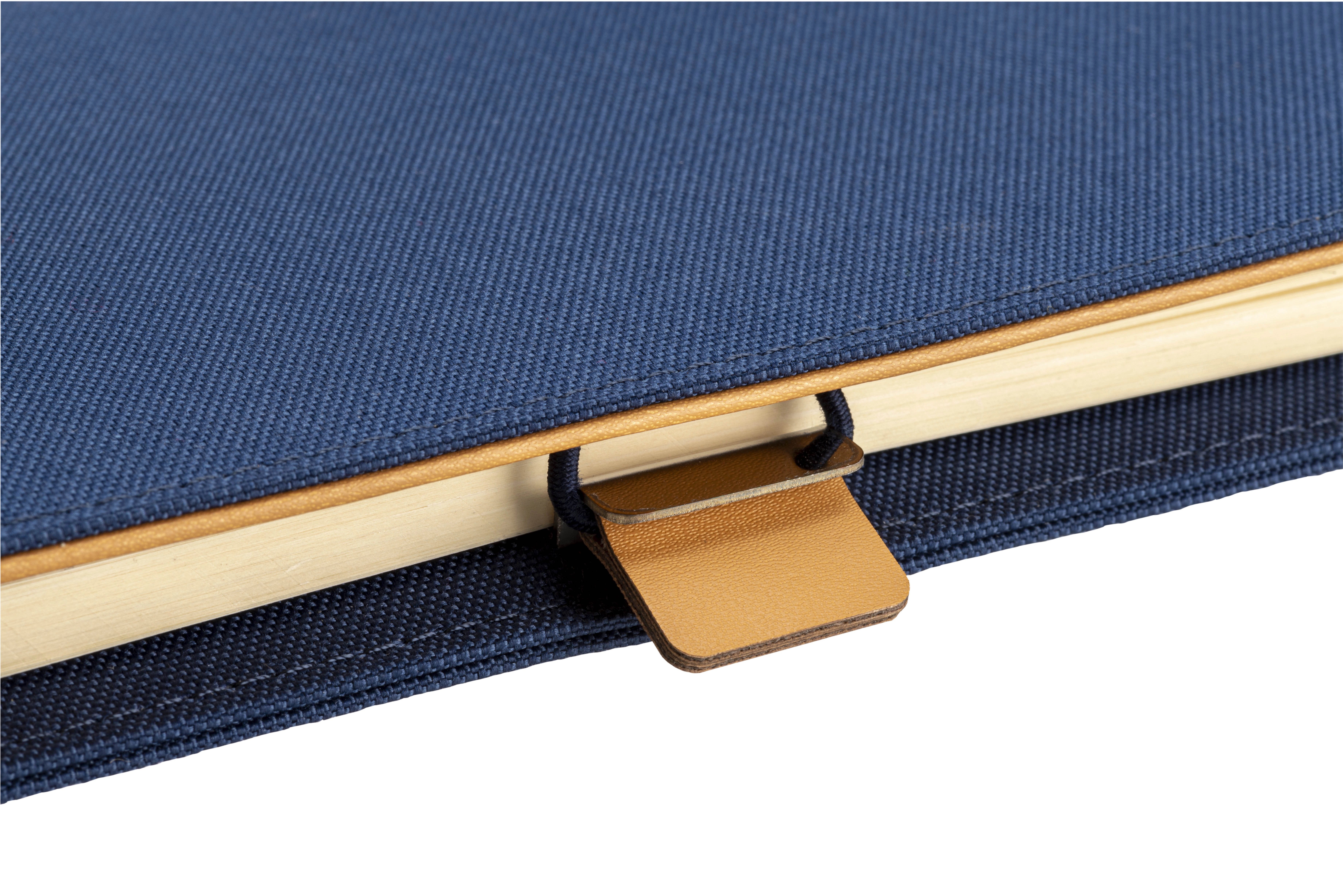 Immagine Cartella porta blocco A5 in R-PET con gancio di chiusura in metallo