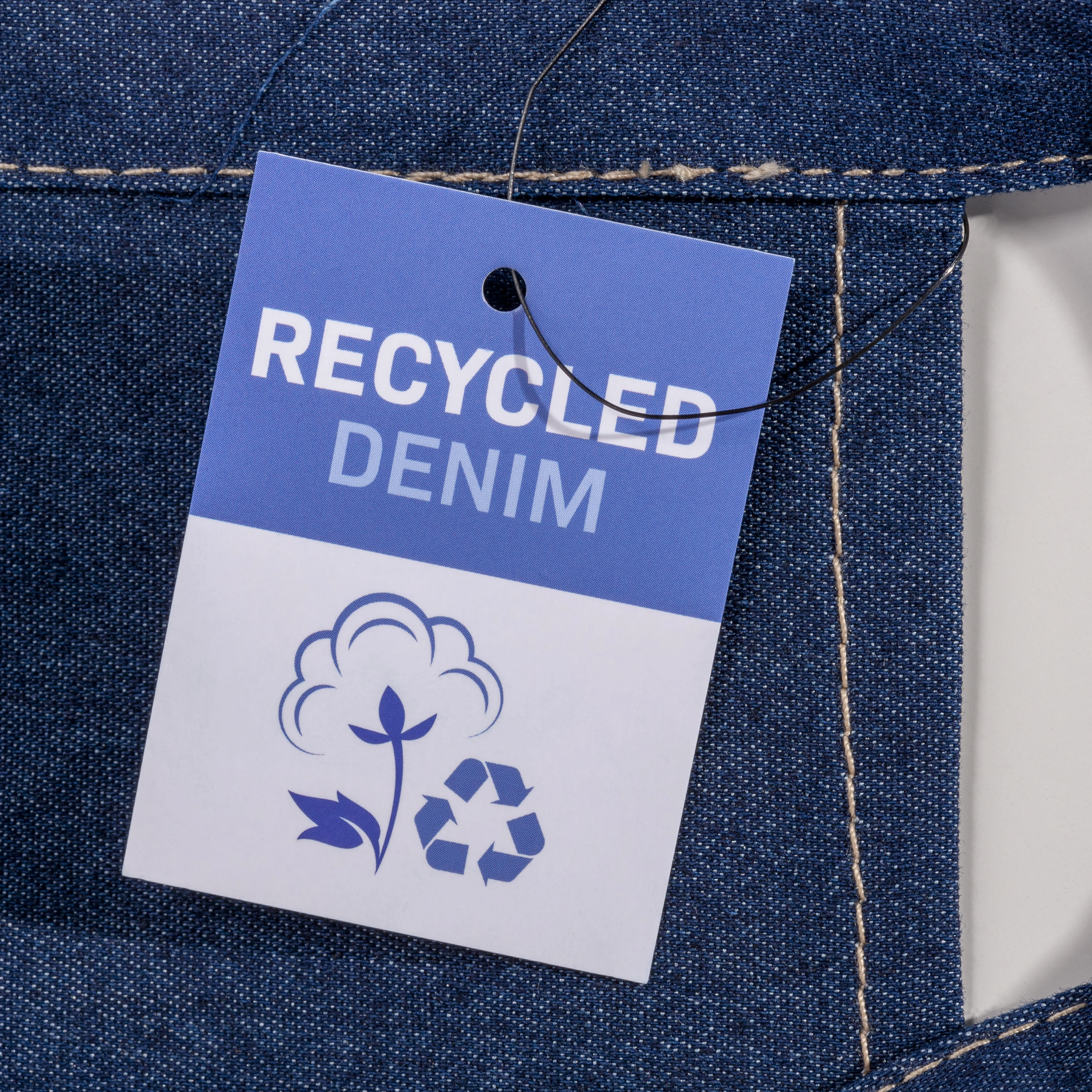 Immagine Grembiule da barman in cotone denim.