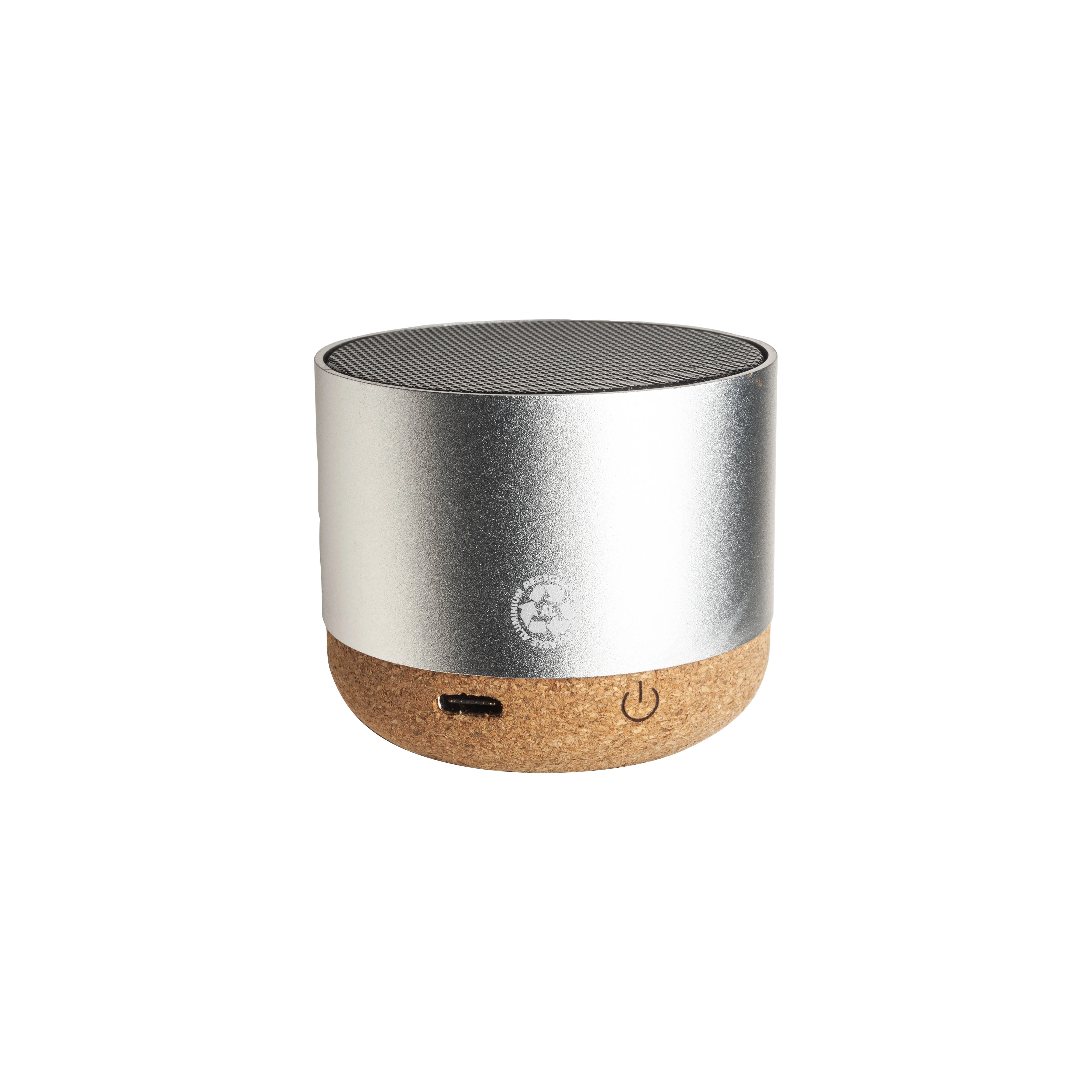Immagine Mini altoparlante Bluetooth con base in sughero