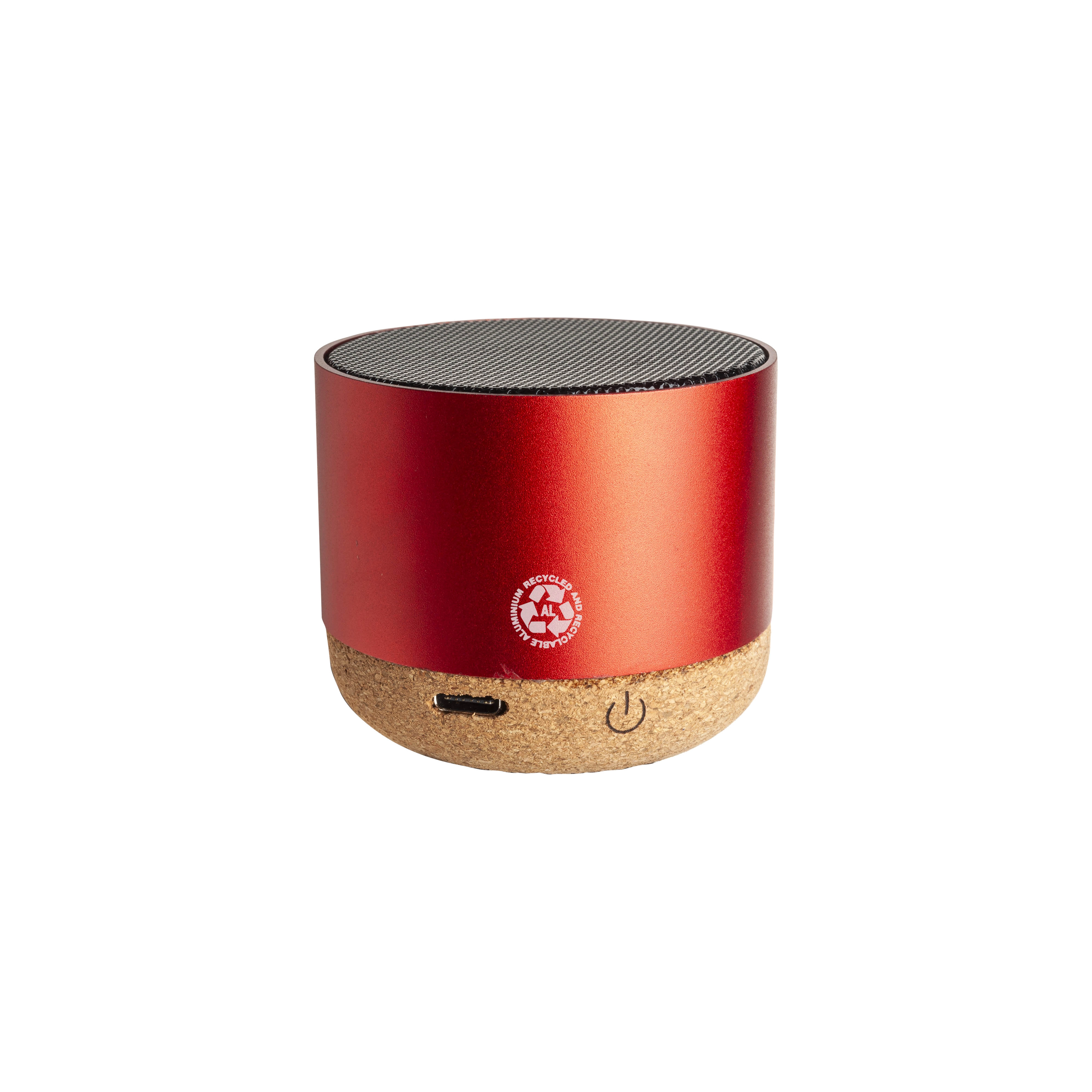 Immagine Mini altoparlante Bluetooth con base in sughero