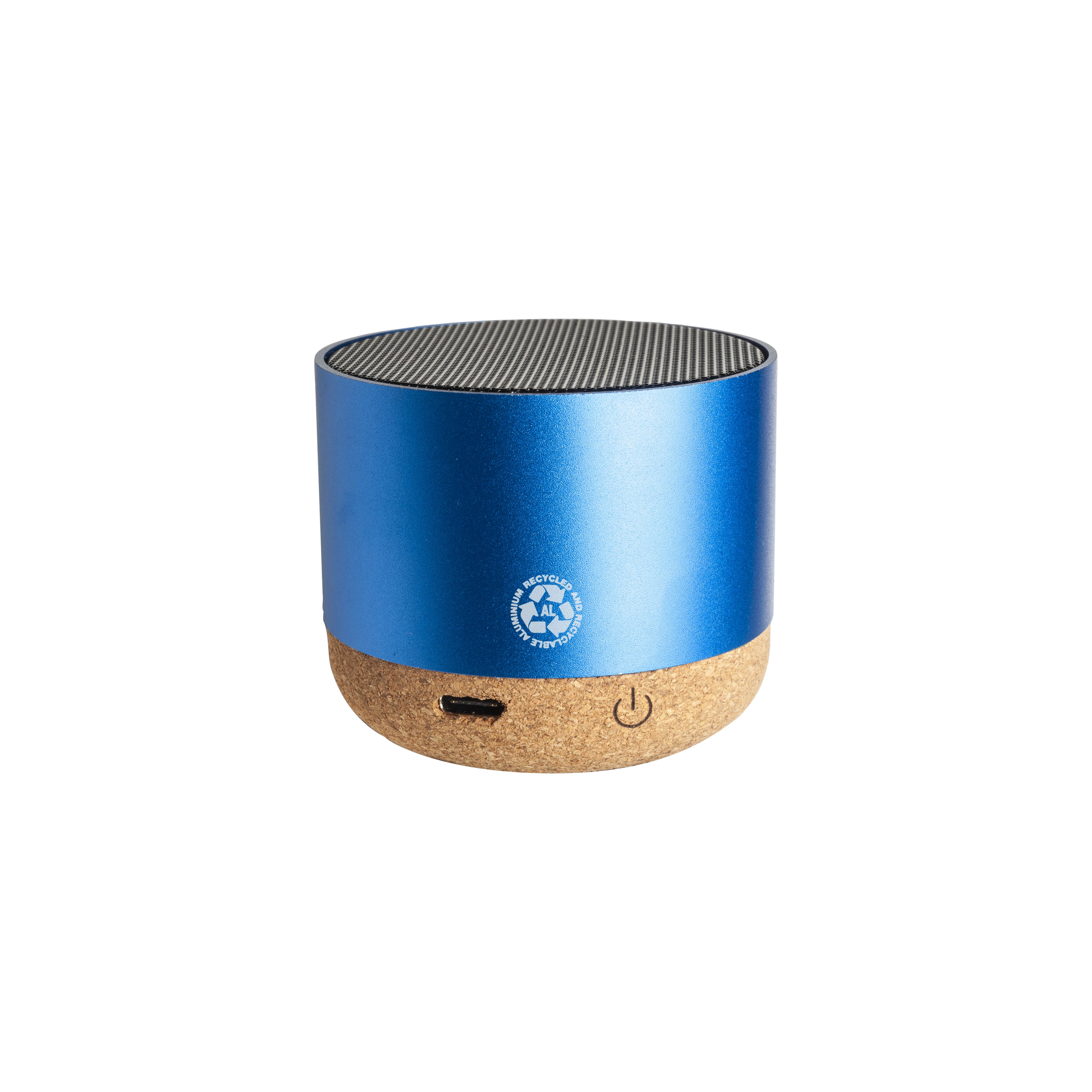 Immagine Mini altoparlante Bluetooth con base in sughero