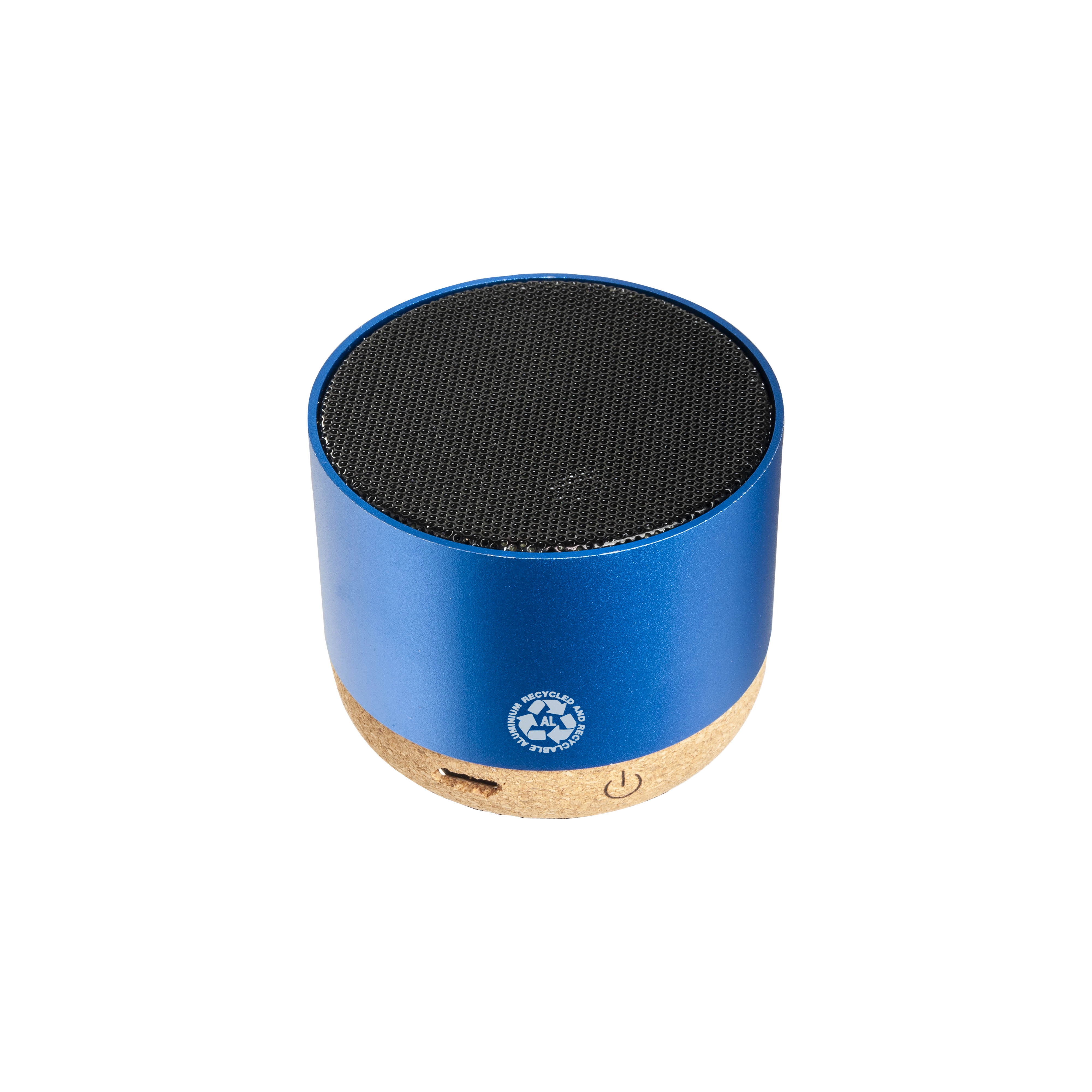 Immagine Mini altoparlante Bluetooth con base in sughero