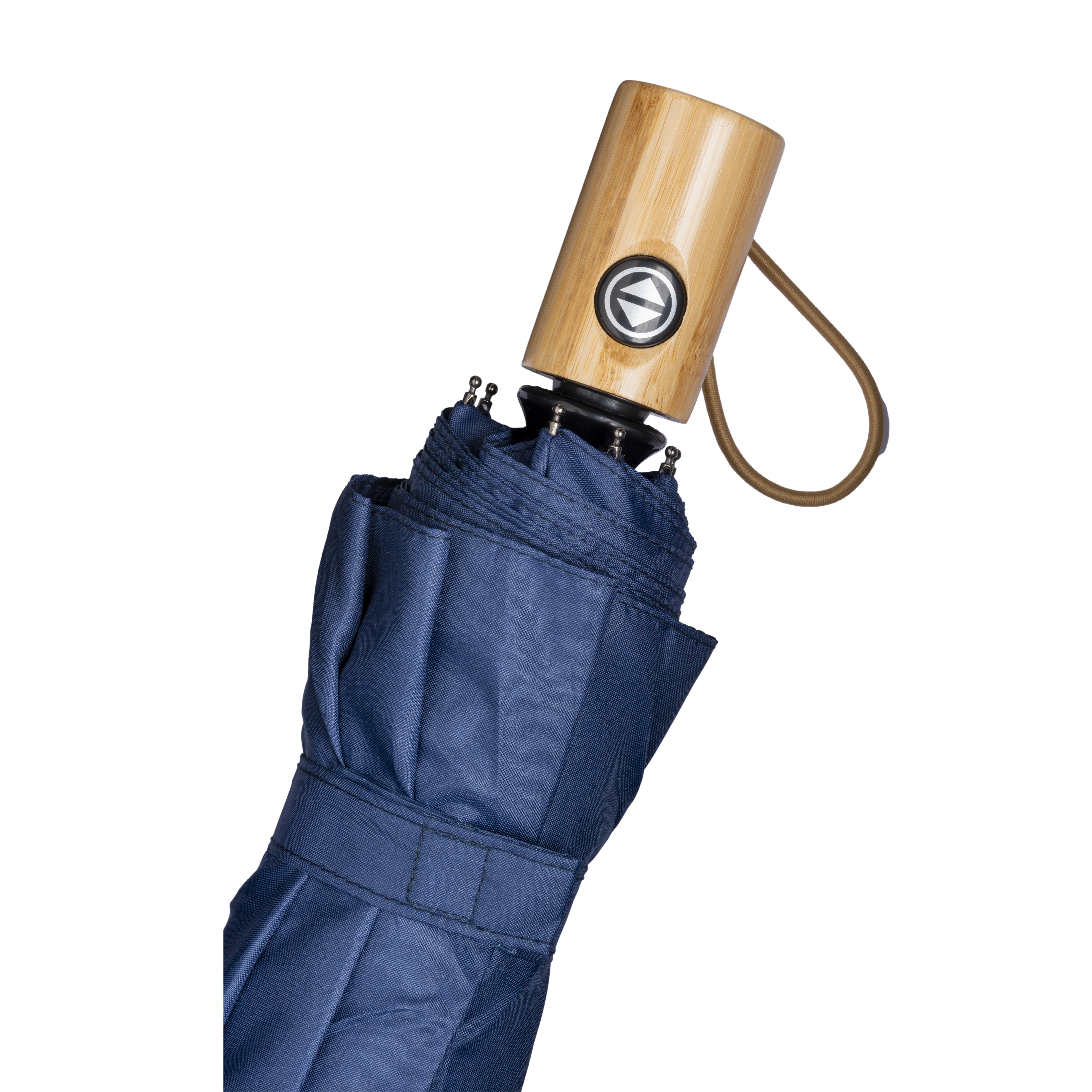 Immagine Mini ombrello automatico in R-PET con manico in bambù