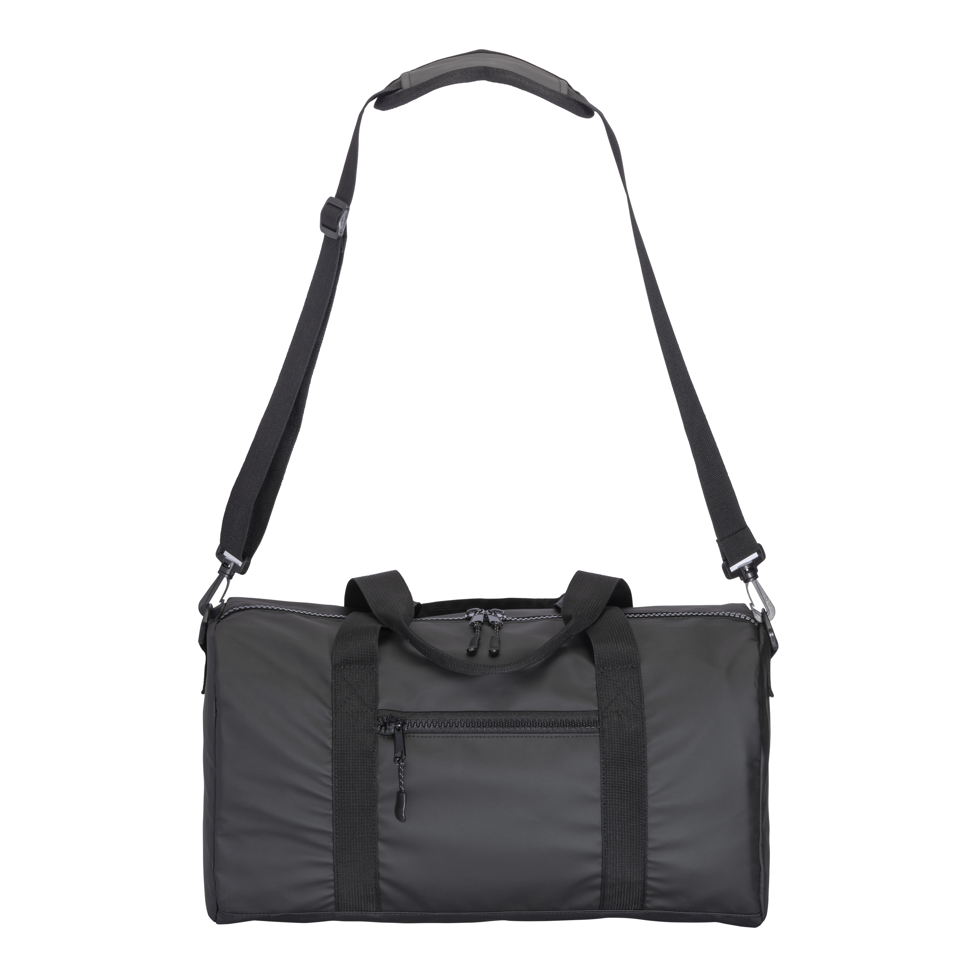 Immagine Borsa Duffle in poliestere water resistant. Tracolla regolabile e removibile con fibbia