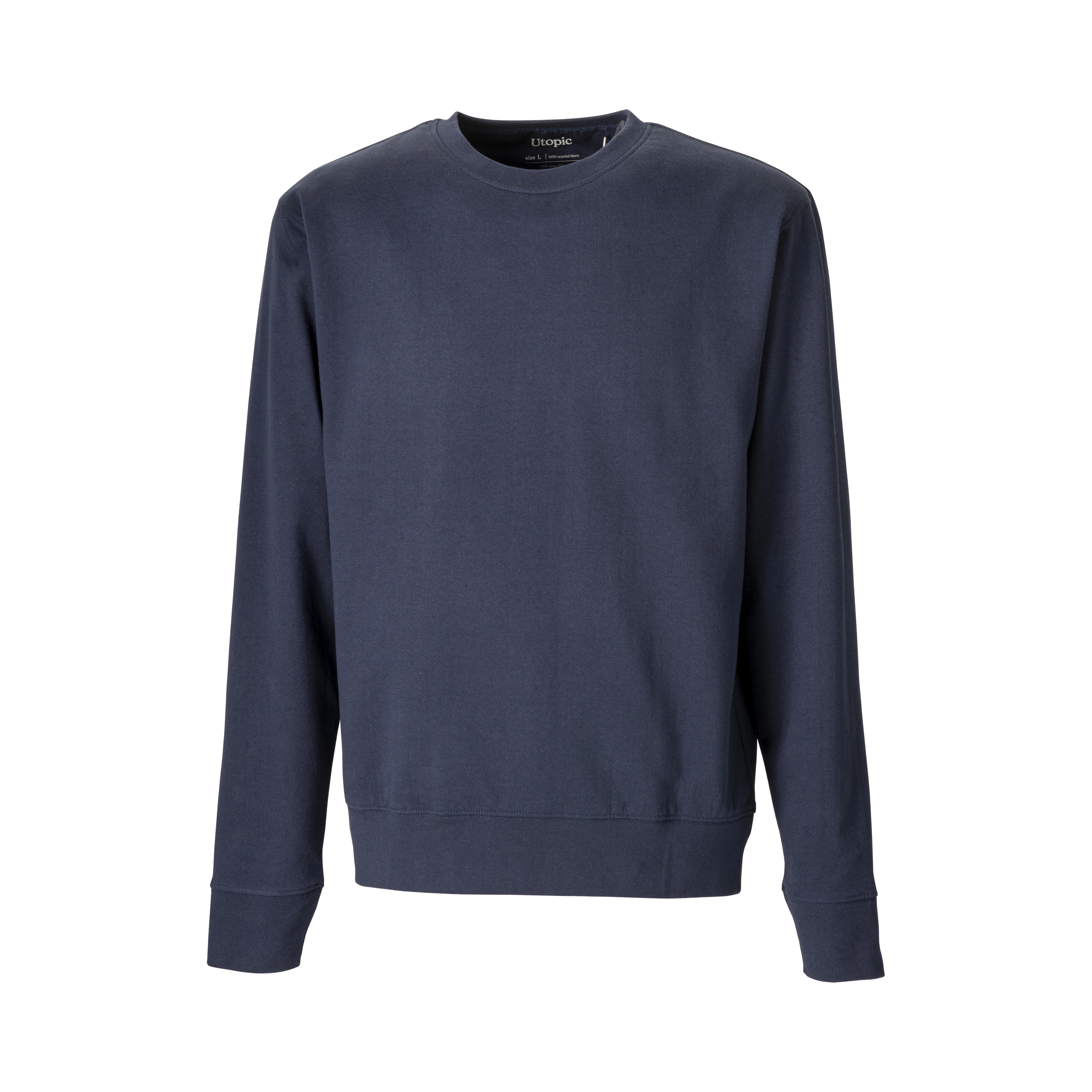 Immagine Felpa girocollo 100% tessuto rigenerato