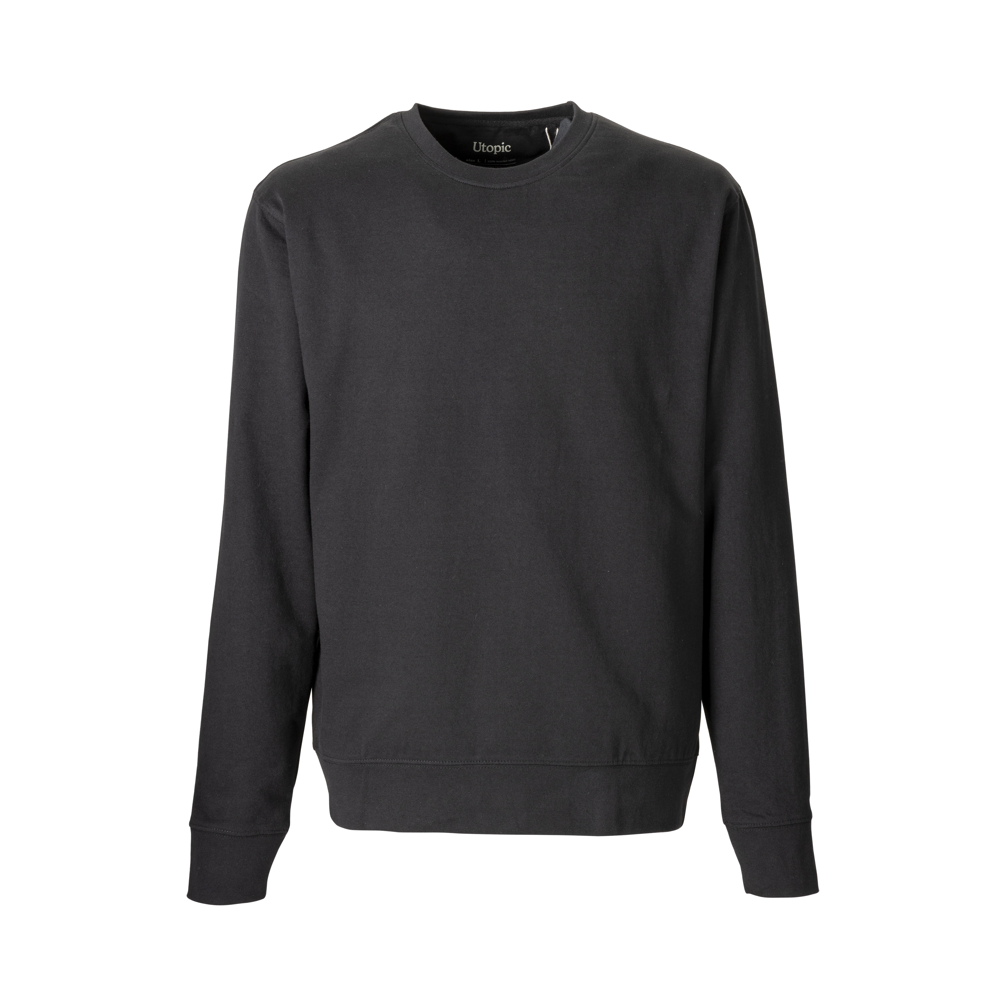 Immagine Felpa girocollo 100% tessuto rigenerato