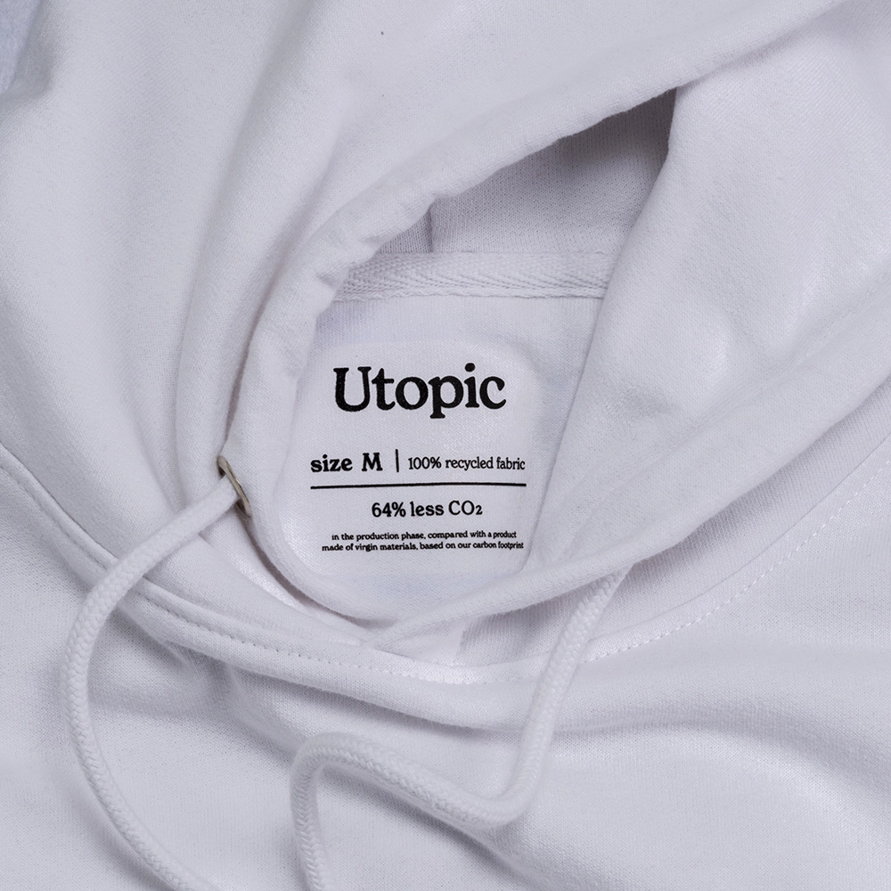 Immagine Felpa con cappuccio 100% tessuto rigenerato