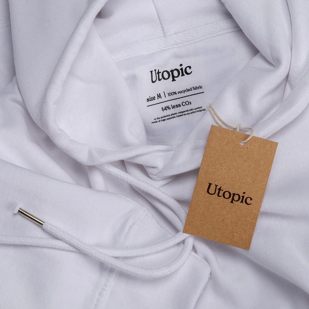 Immagine Felpa con cappuccio 100% tessuto rigenerato