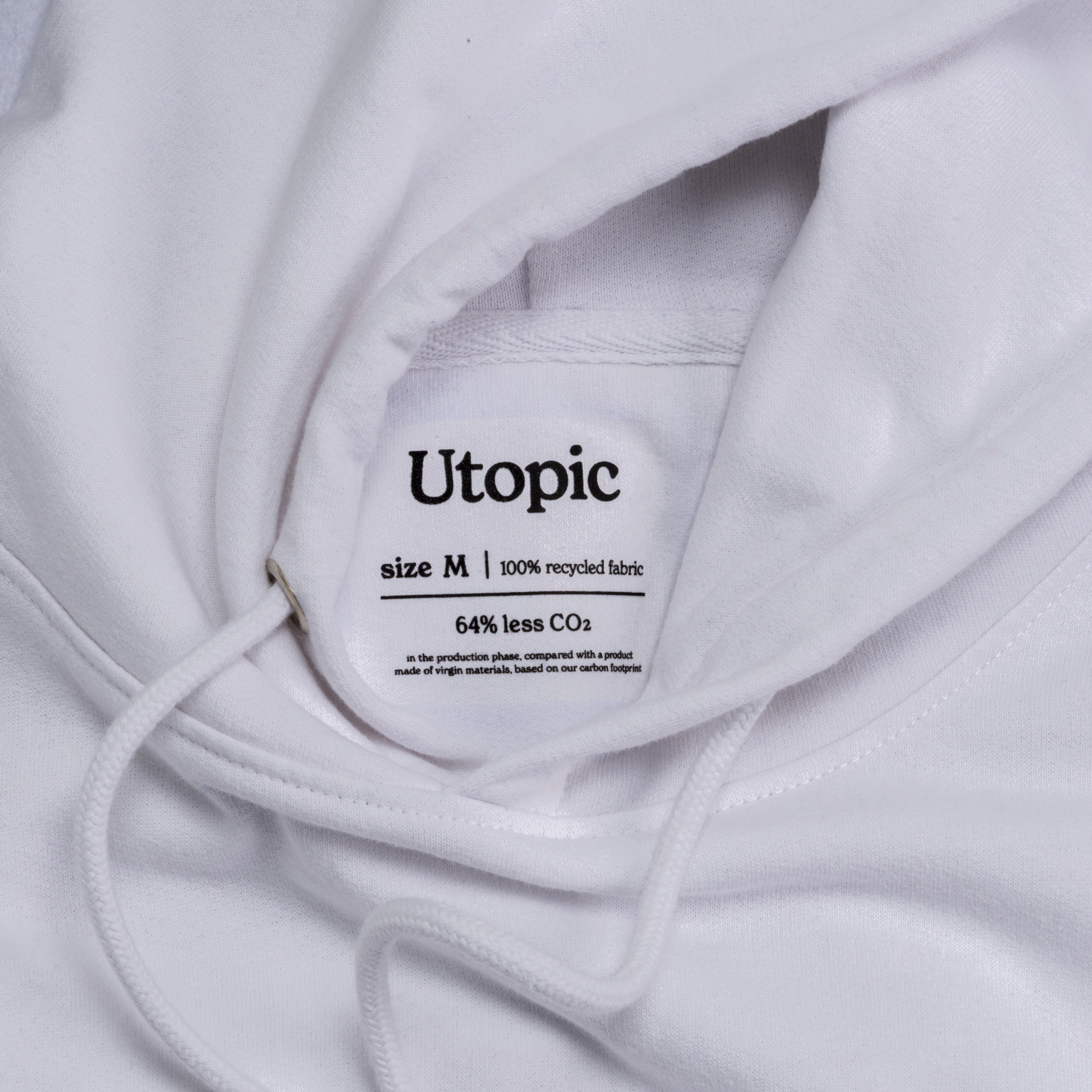 Immagine Felpa con cappuccio 100% tessuto rigenerato