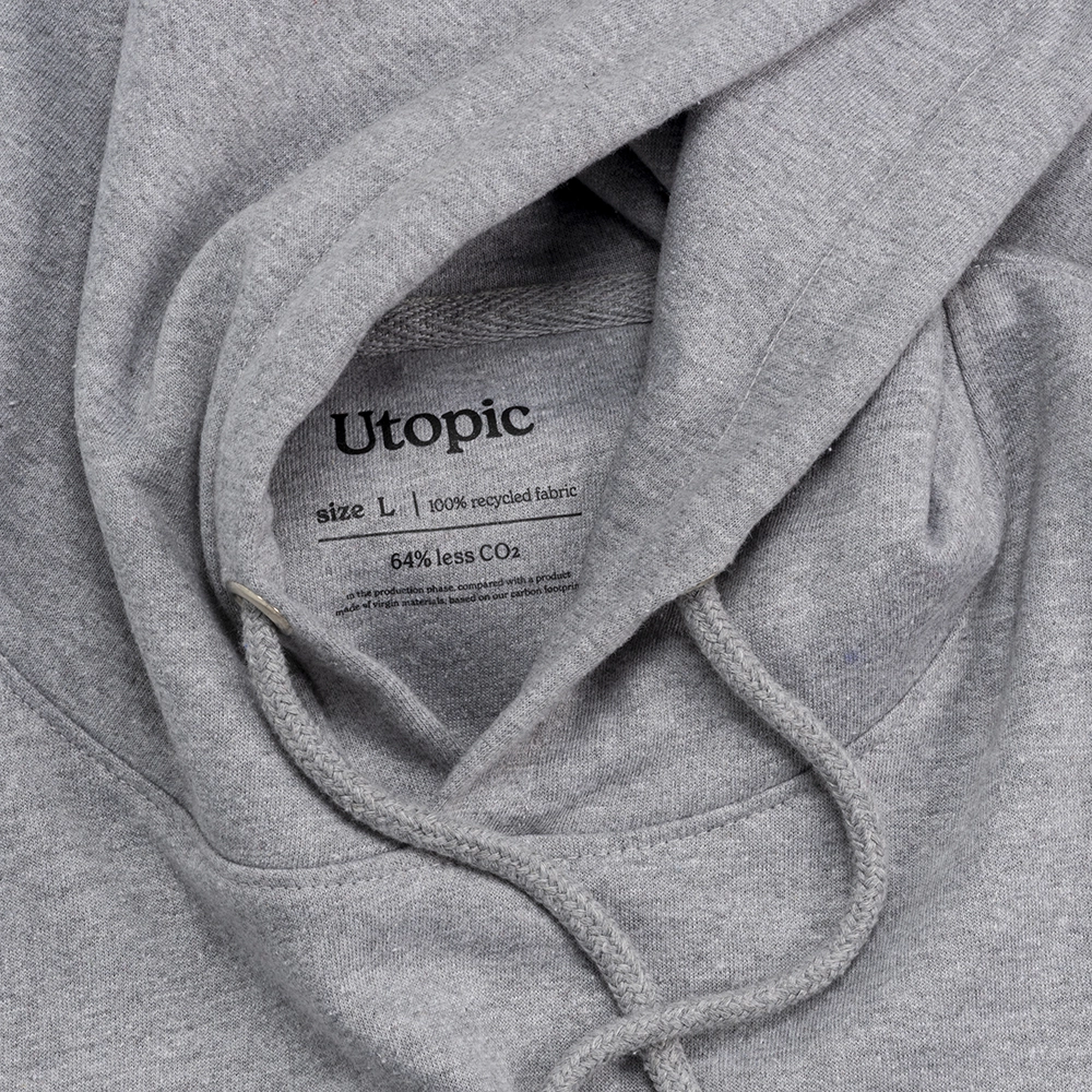 Immagine Felpa con cappuccio 100% tessuto rigenerato